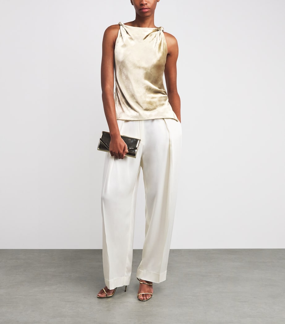 Velvet Selima Top CHAMPAGNE Image 2