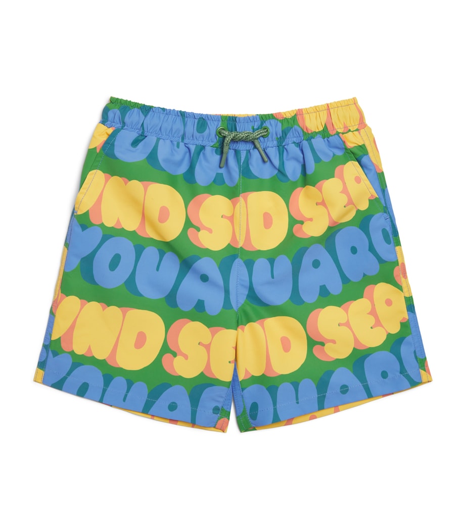 Stella McCartney Kids Drawstring Swim Shorts (3-14 Years) Image 1