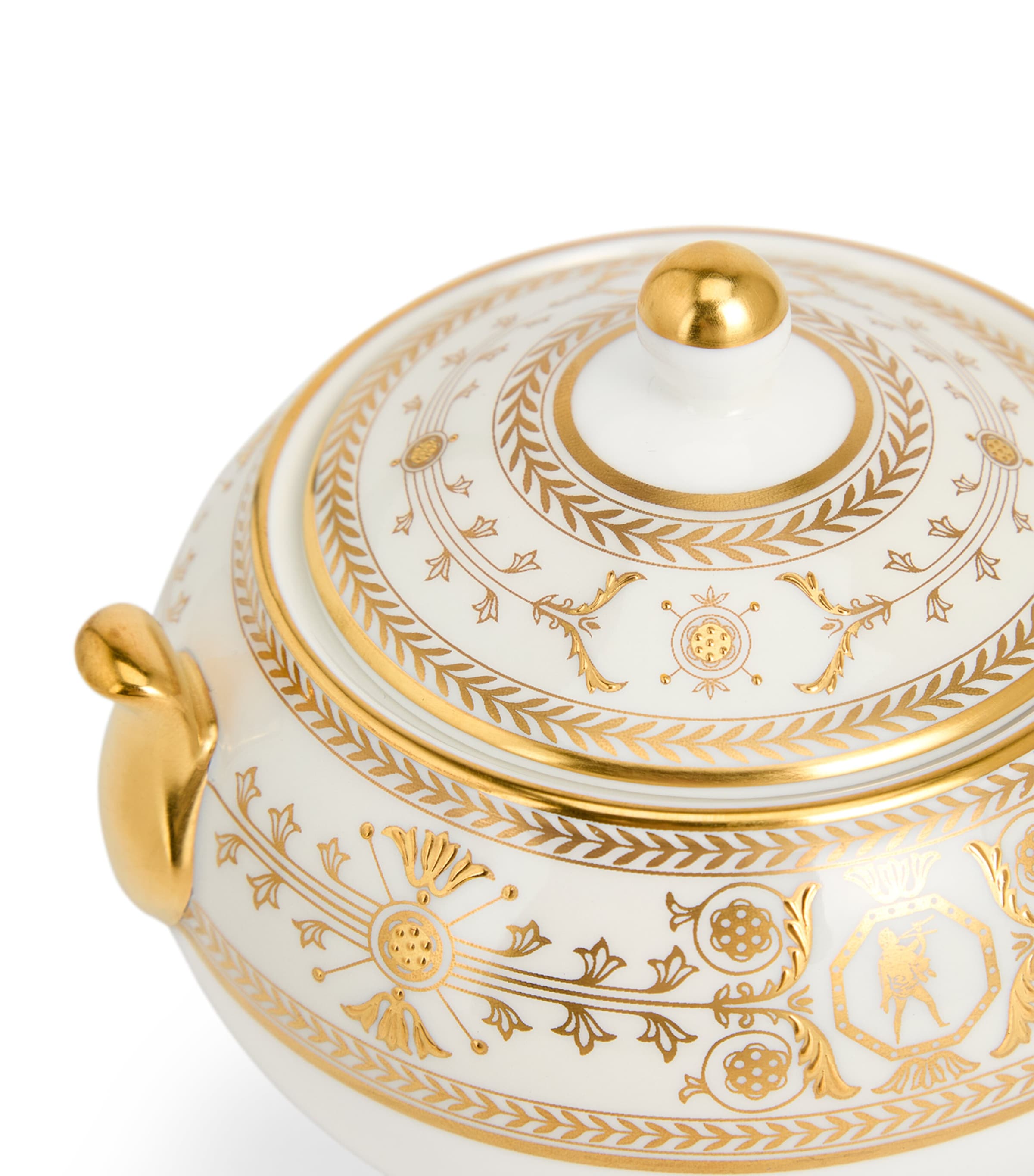 Bone China Bacchus Creamer and Sugar Set PINK Image 3