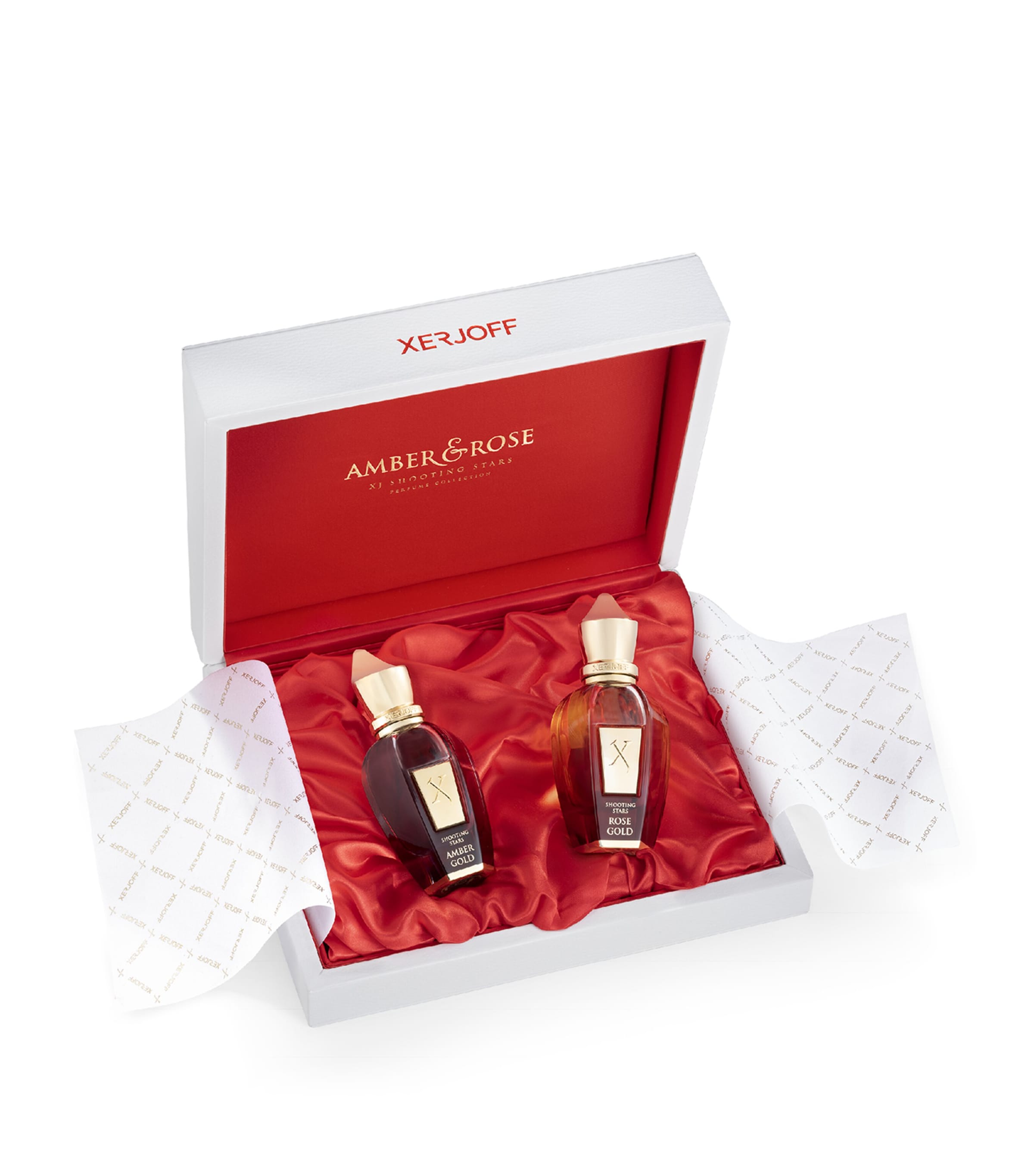 Xerjoff Amber Gold & Rose Pure Perfume Set (50ml) Image 2
