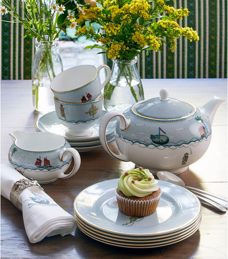 x Kit Kemp Sailor’s Farewell Teapot BLUE Image 2