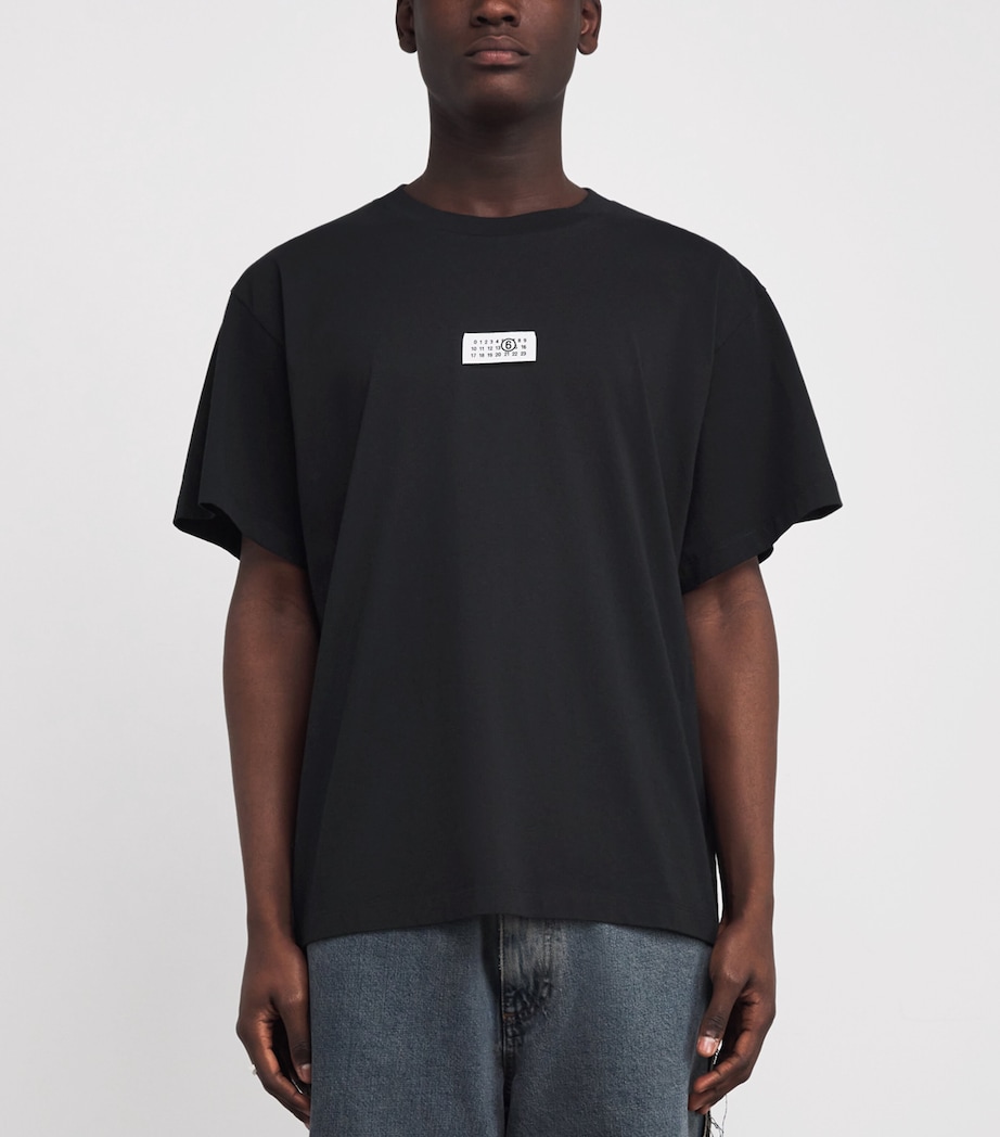 Cotton Numeric Tab T-Shirt 900 Image 3