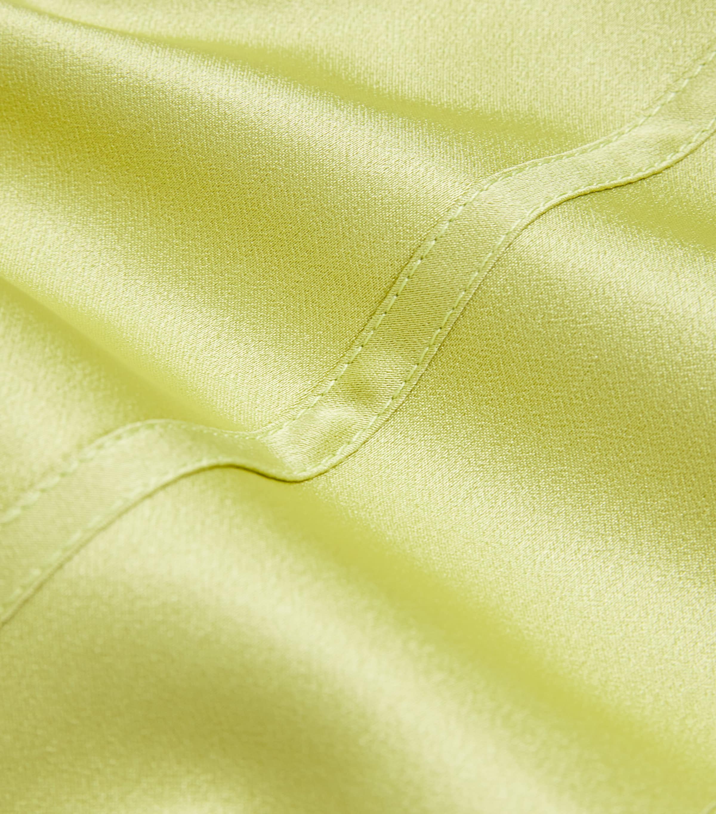 Rachel Gilbert Womens Satin Hallie Mini Dress Lime Image 6