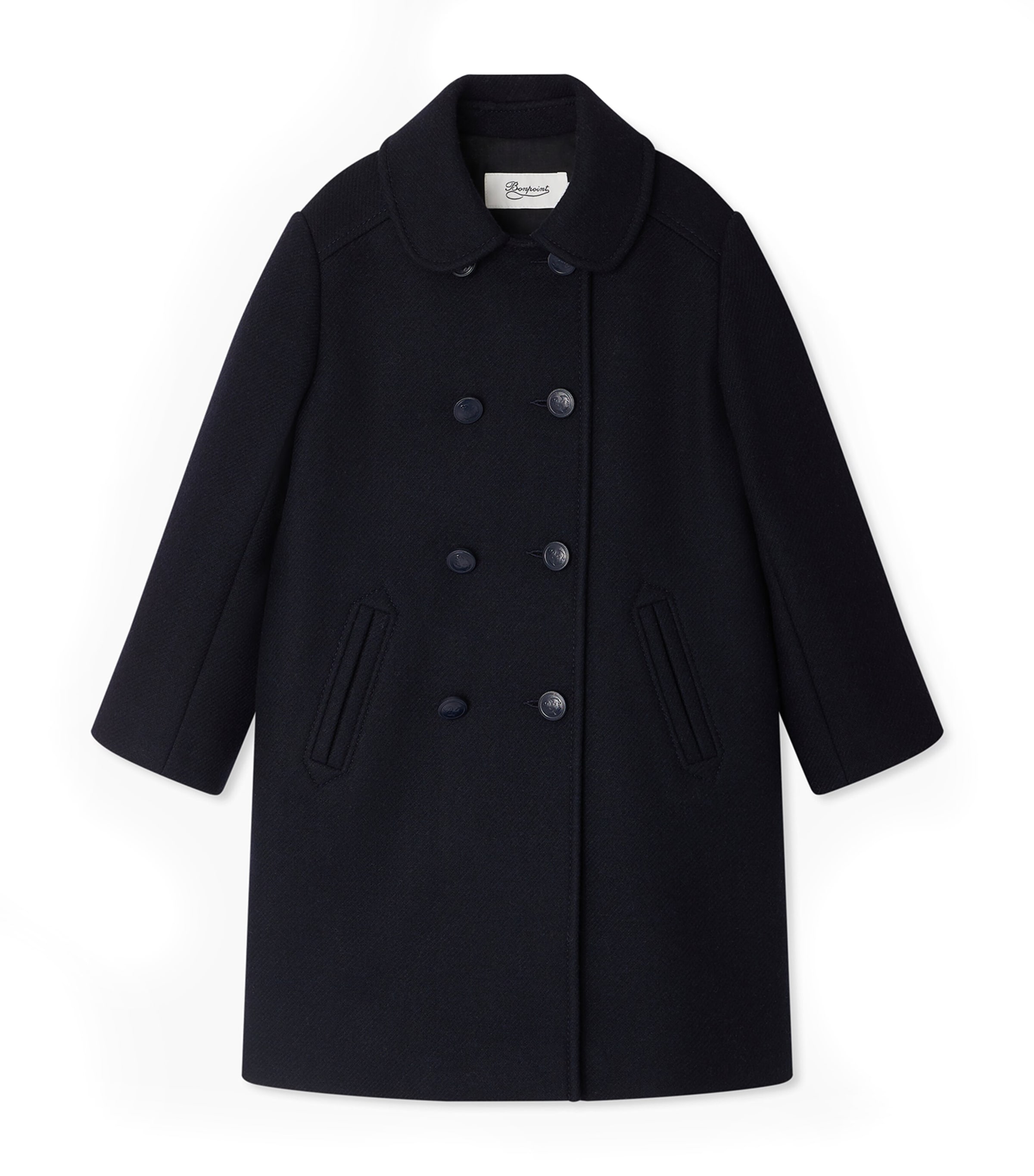 Wool-Blend Joulia Coat (10-14 Years) MARINE Image 1