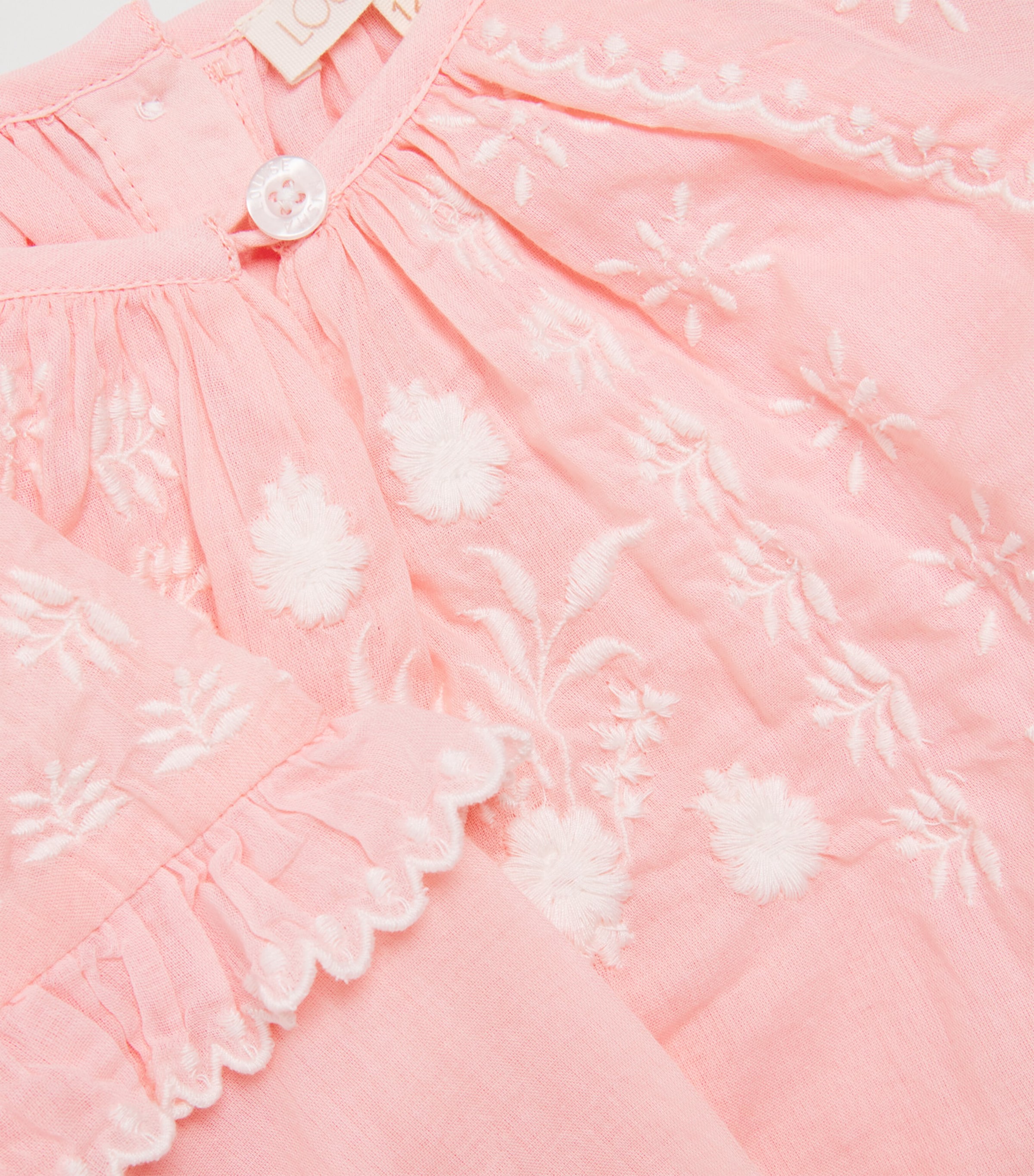 Louise Misha Cotton Irisa Blouse (3 Years) Blush Image 3