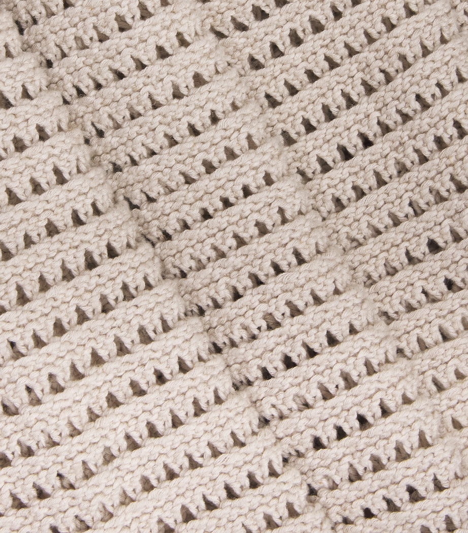 Lauren Manoogian Womens Net-Stitch Cardigan Flax Image 6