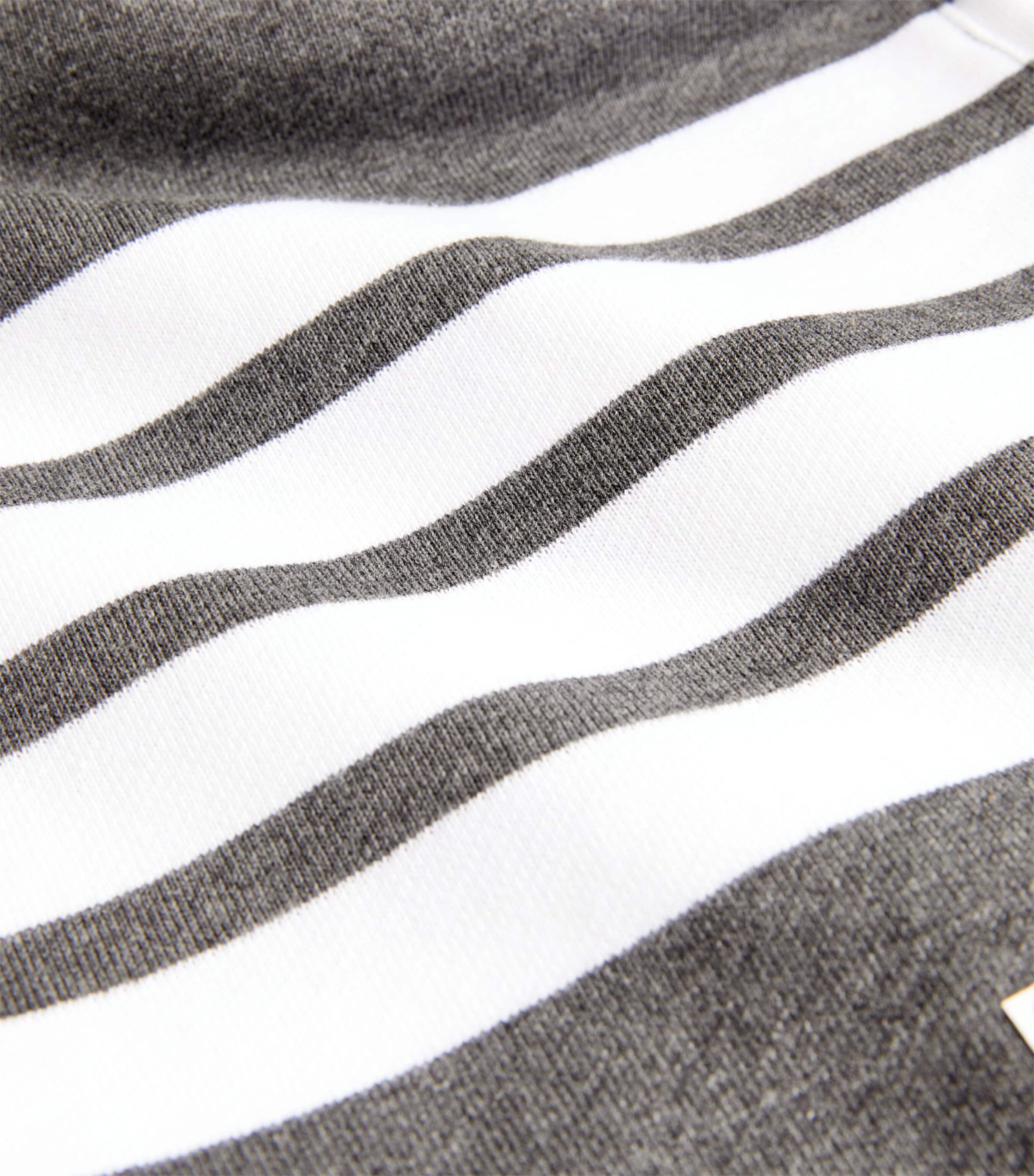 Four-Stripe Shorts DARK GREY Image 5