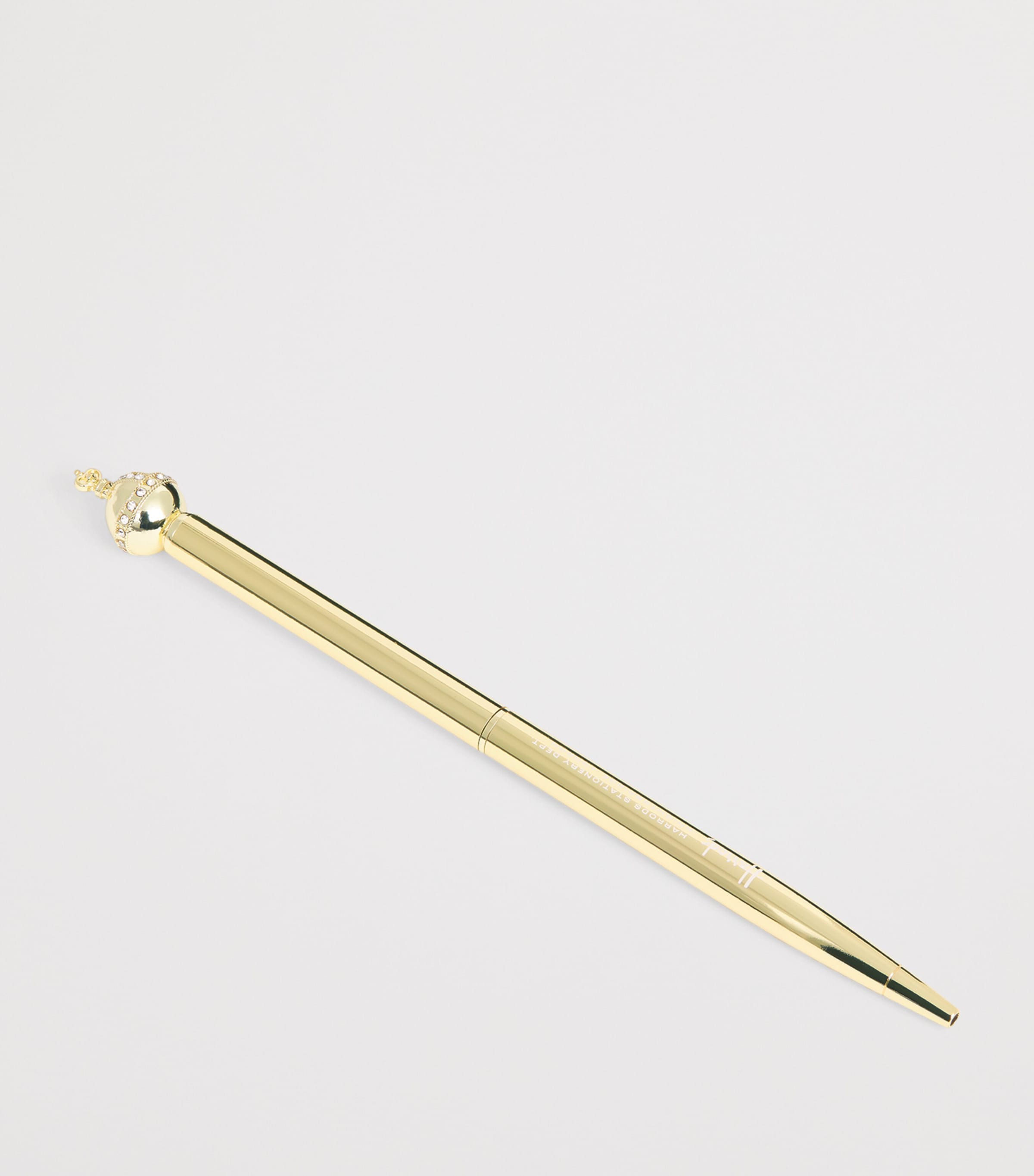 Harrods Orb Ballpoint Pen Gold Image 2