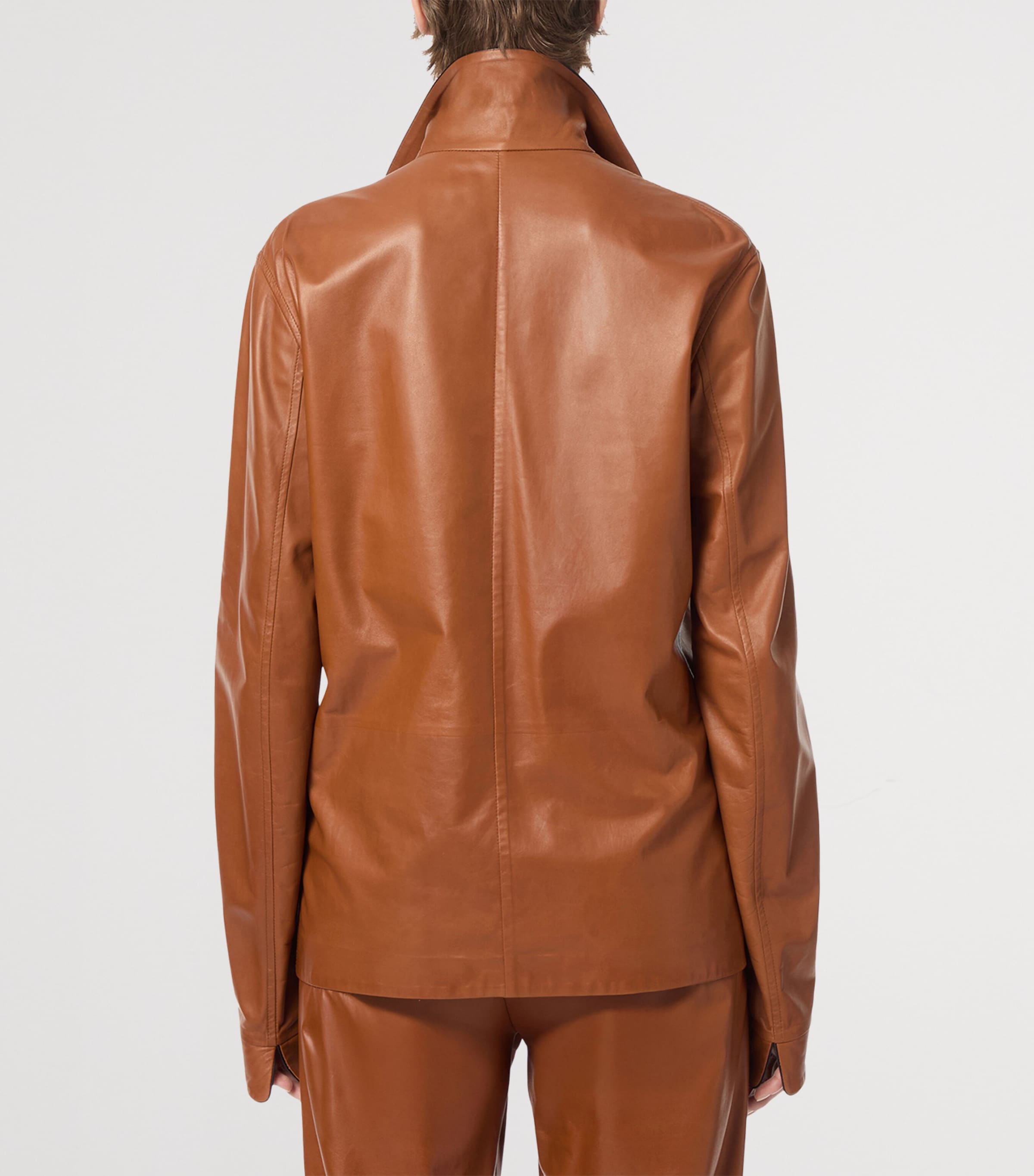 TOM FORD Womens Lambskin Pyjama Shirt Edg Image 3