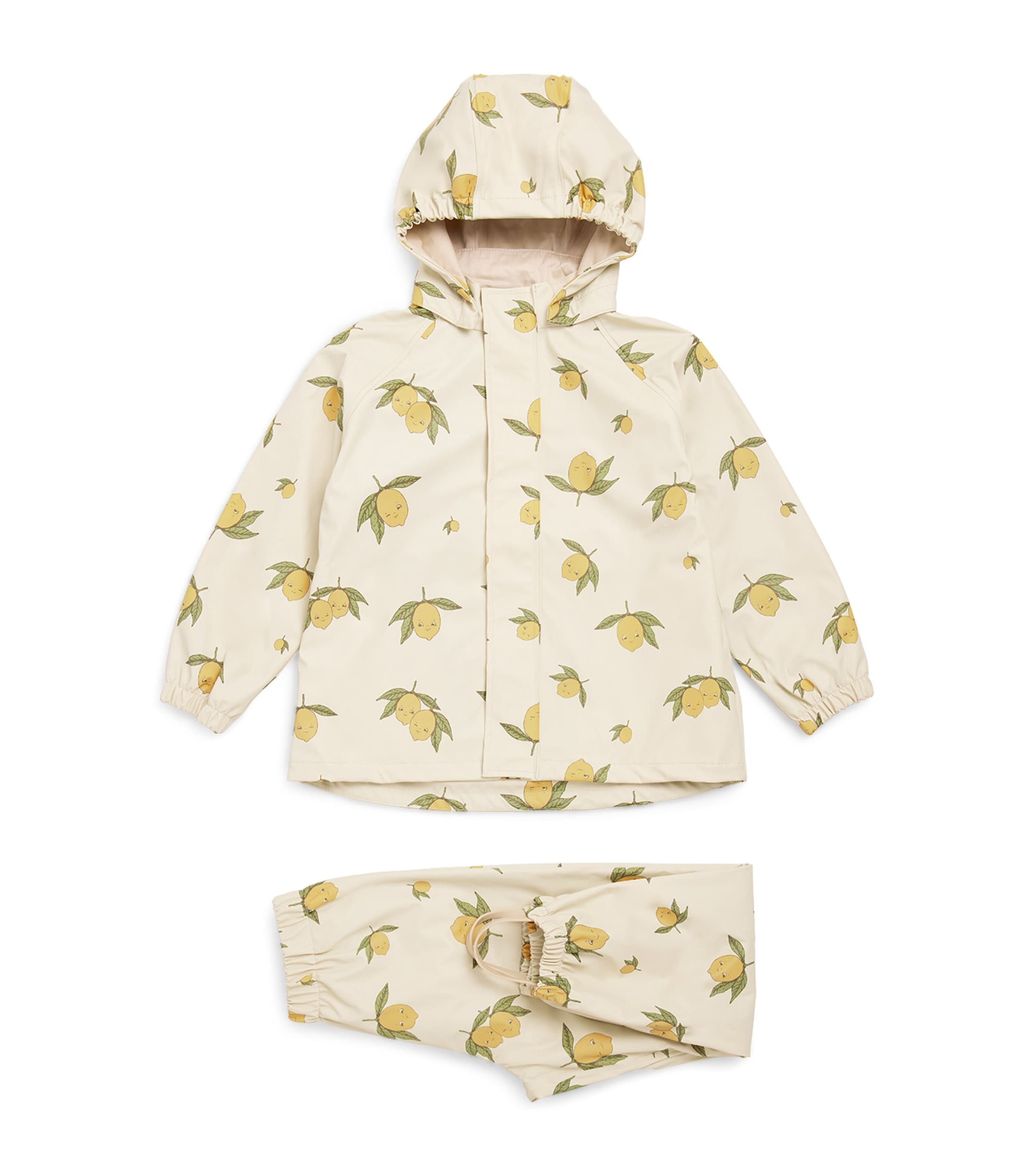 KONGES SLOJD LEMON RAINY PALME JACKET AND TROUSERS SET