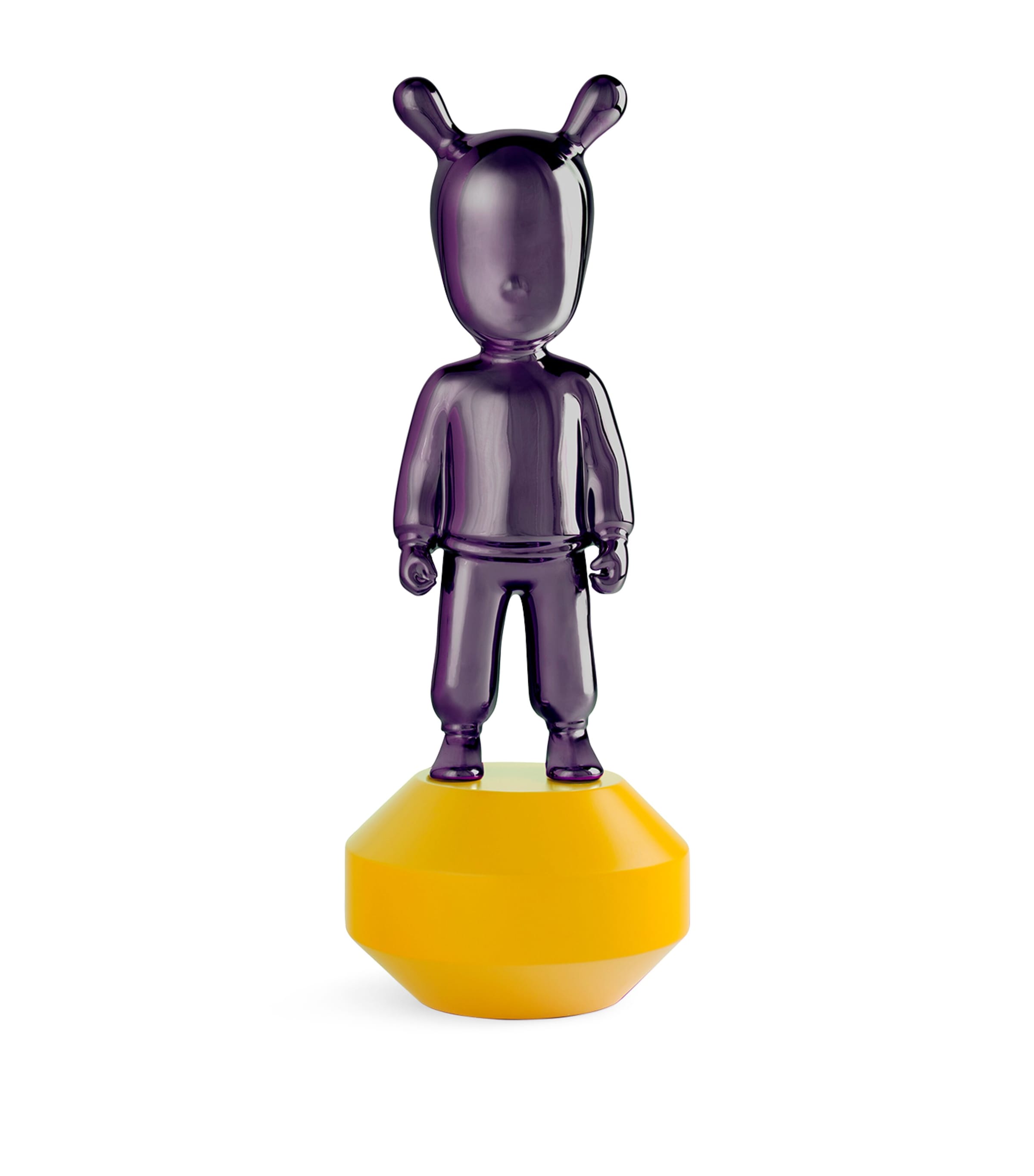 Lladrò The Purple On Yellow Guest Little Figurine