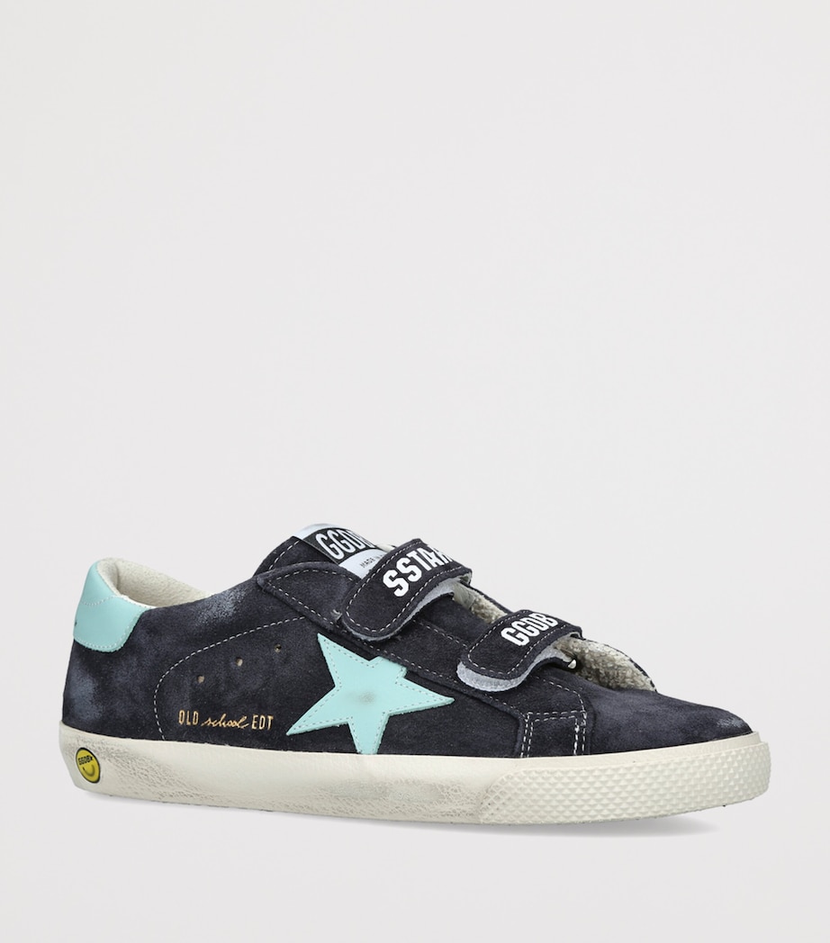 Golden Goose Suede Old School Sneakers Navy Image 2