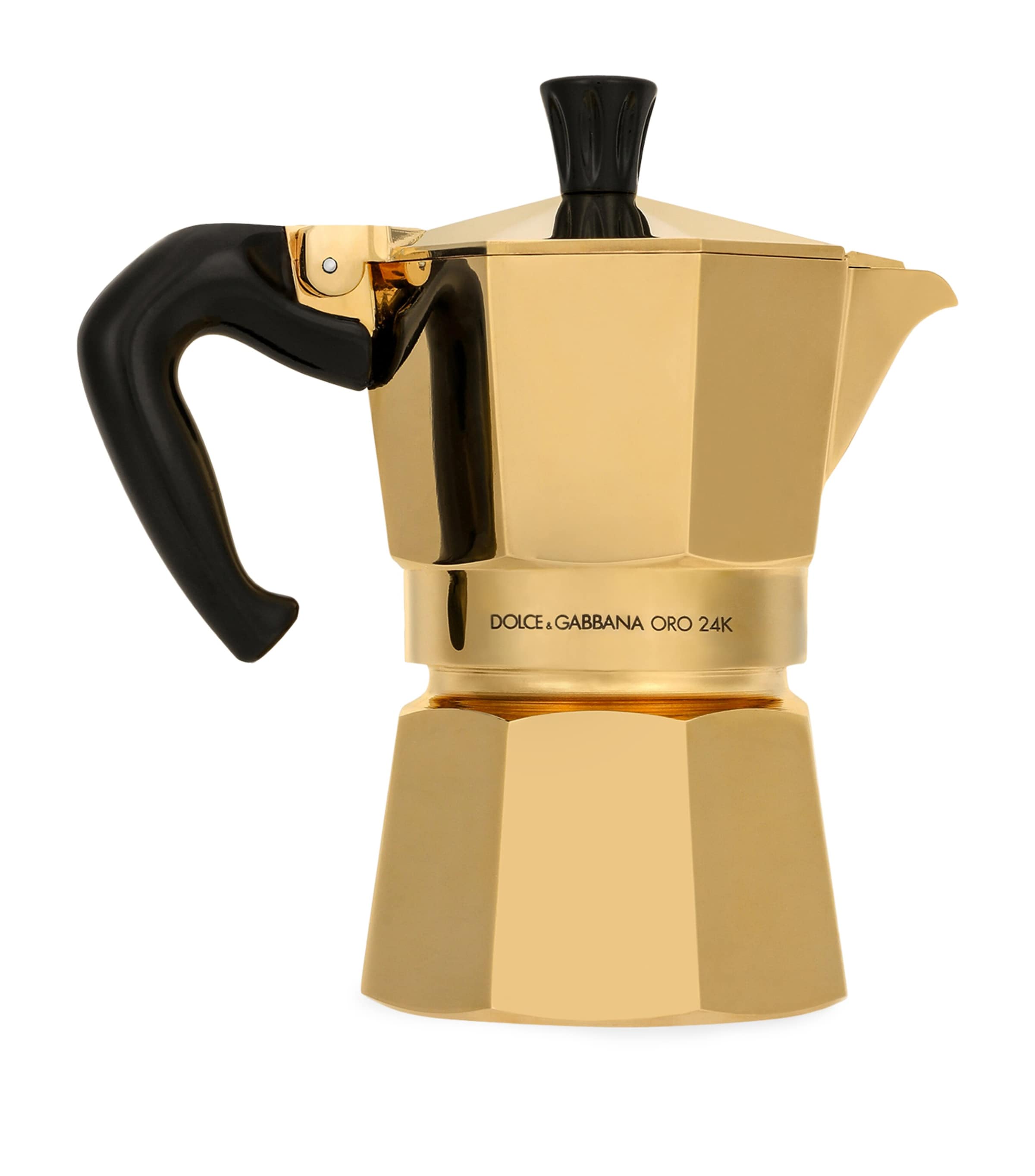 x Bialetti 24kt Gold Moka Ora 3-Cup Express U0001-ORO Image 3