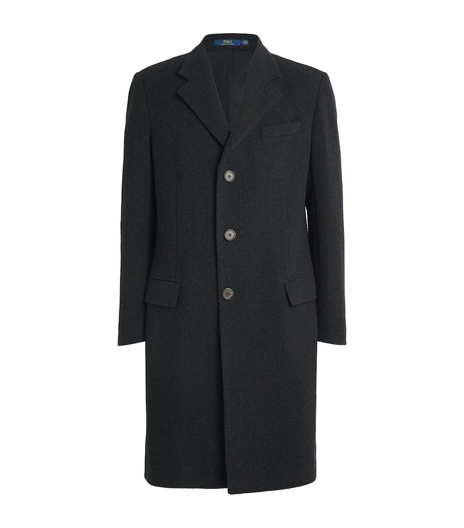 Crombie Overcoat CHARCOAL Image 1
