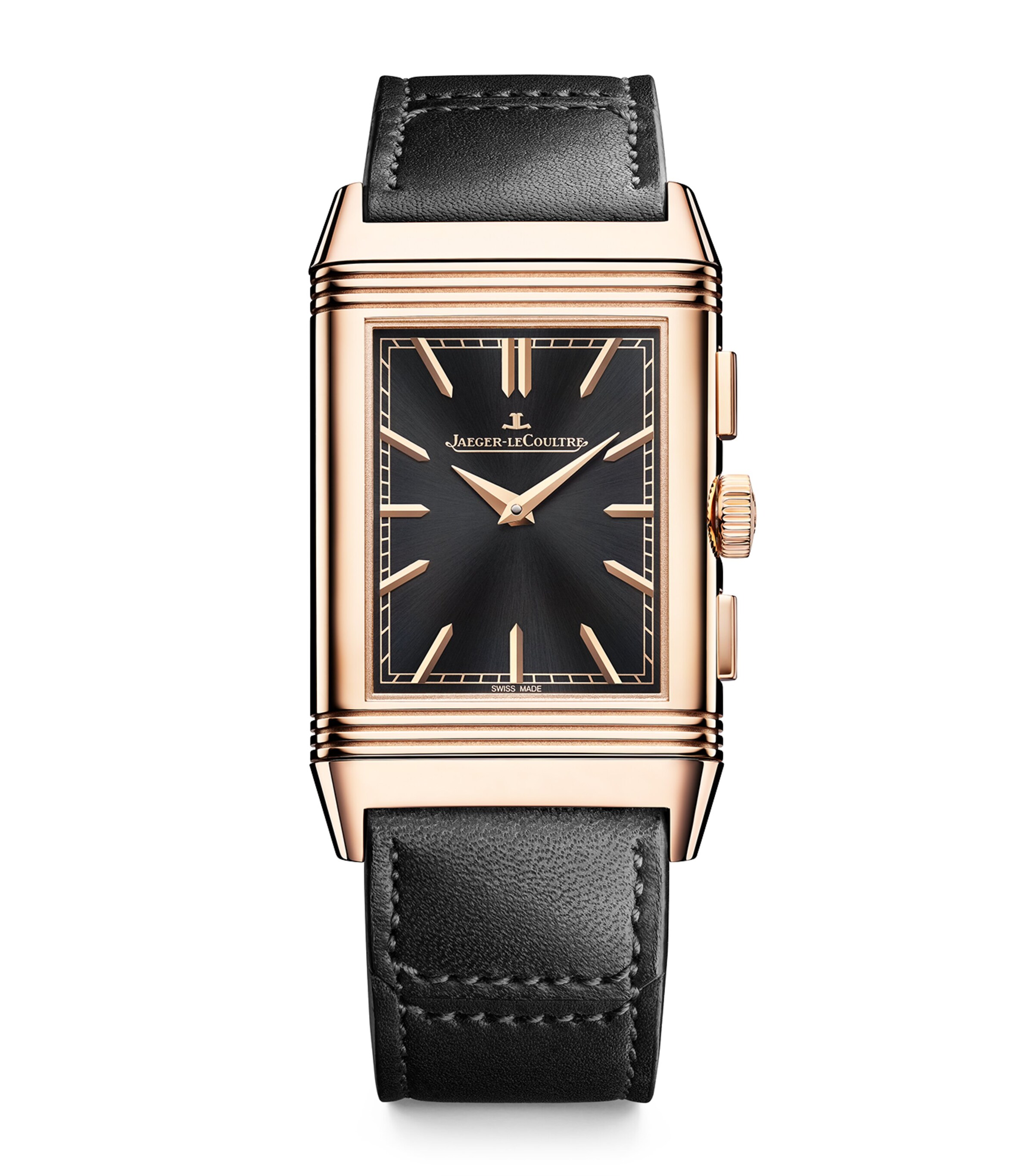 Jaeger-LeCoultre Pink Gold Reverso Tribute Duoface Watch 30mm Pink Gold Image 1