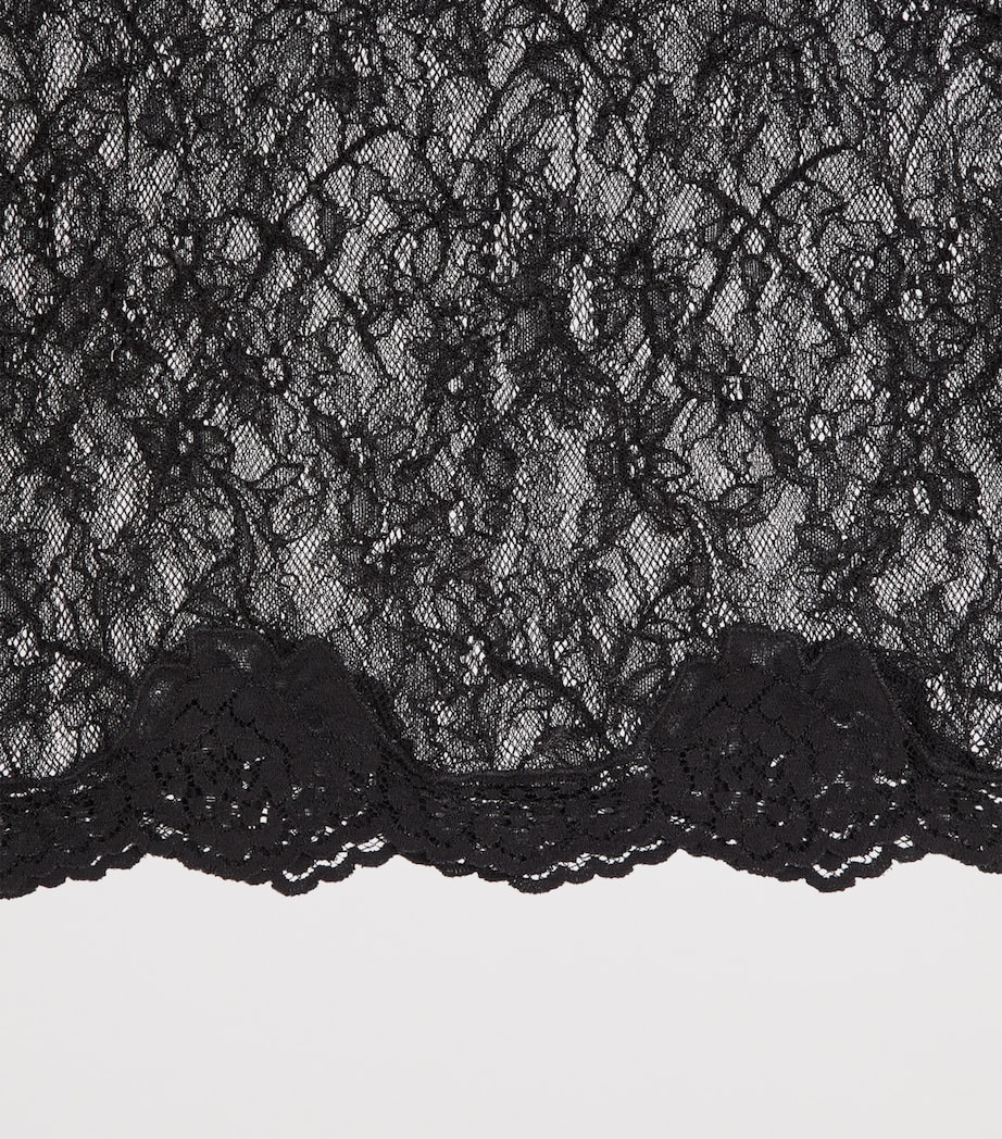 Valentino Womens Lace Midi Pencil Skirt Image 6