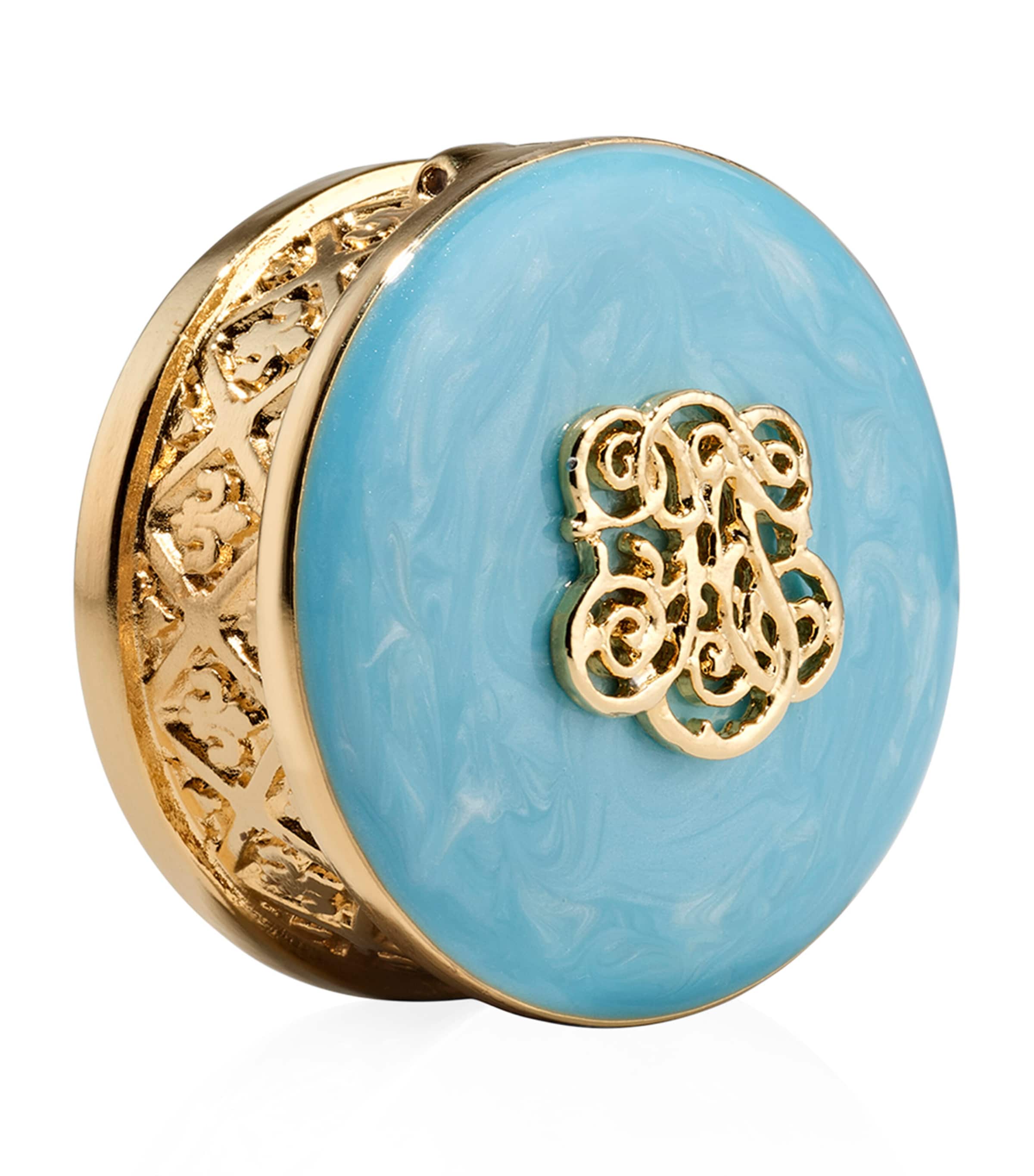 Turquoise Solid Perfume Compact (1.5g) NO COLOUR Image 2