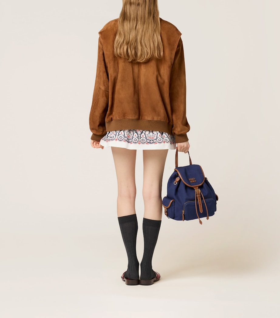 Suede Blouson Jacket F0401 Image 3