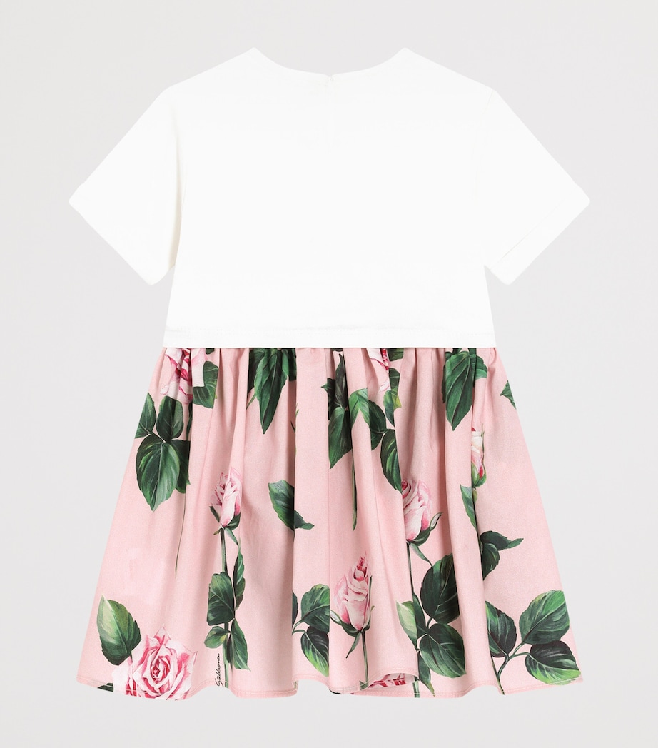 Floral Print Dress and Bloomer Set (3-30 Months) S9000-COMBI COLOUR Image 2