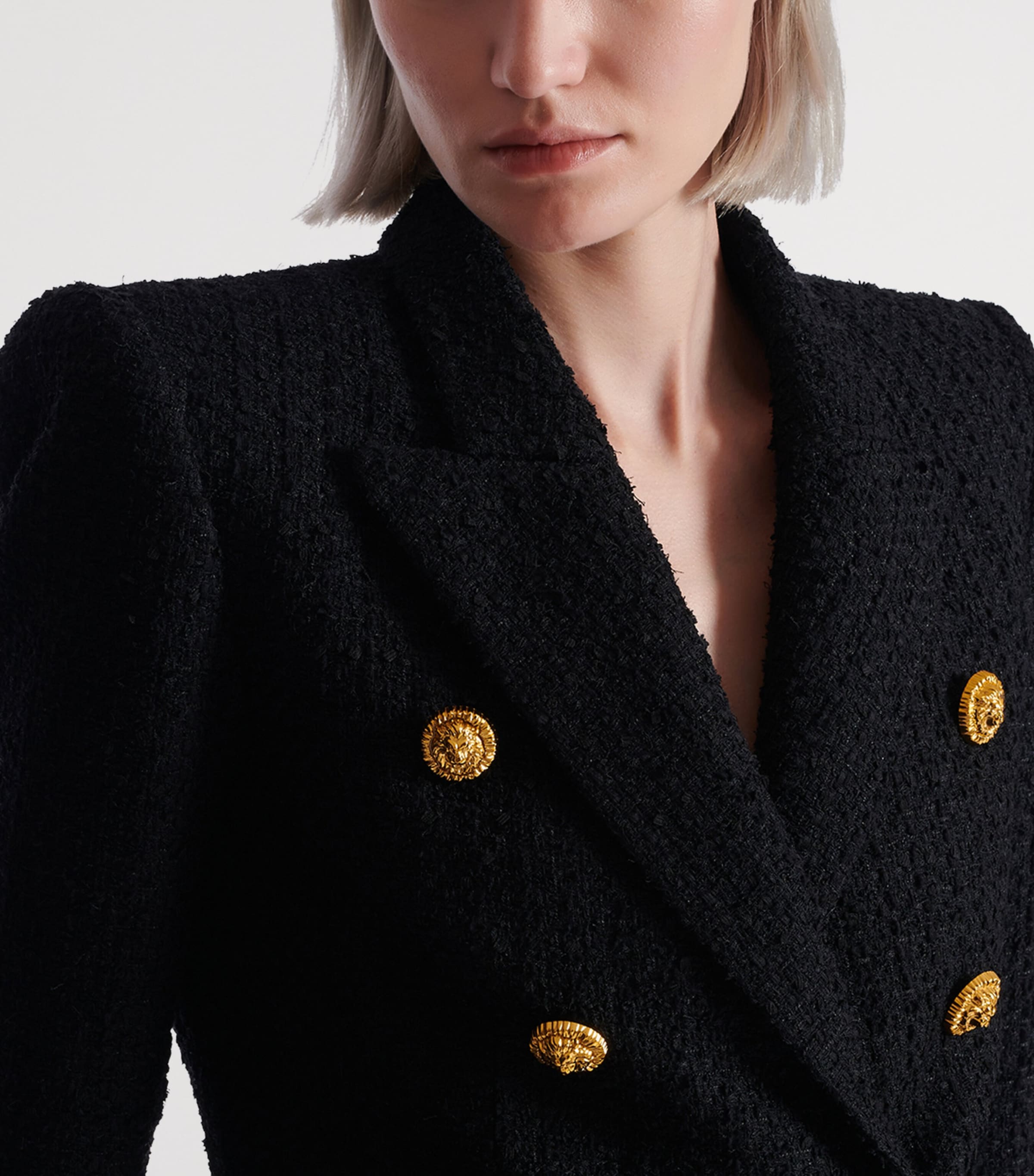 Tweed Tailored Jacket 0PA NOIR Image 6