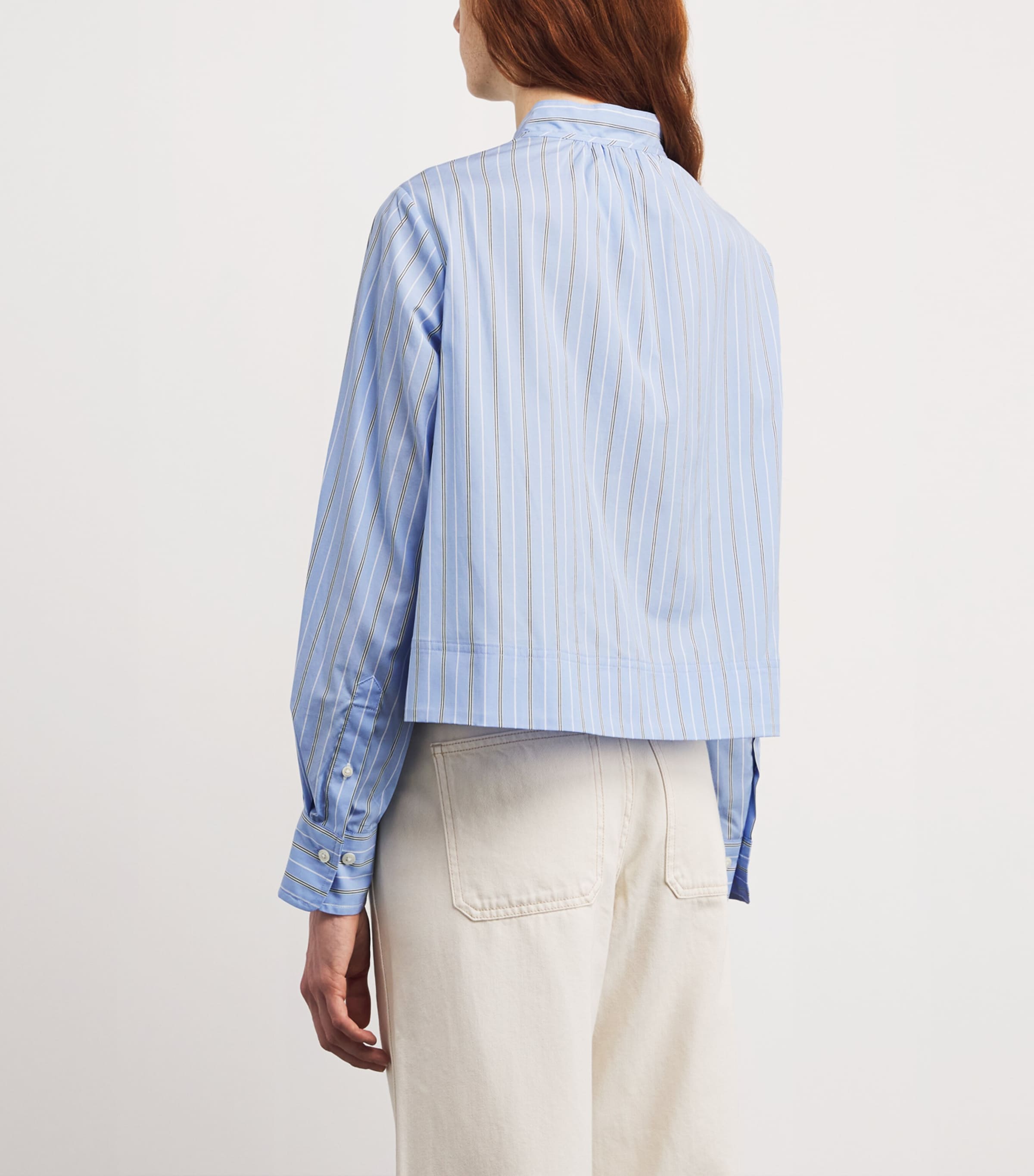 Cotton Kaits Blouse B1435 ICE BLUE MULTI Image 4