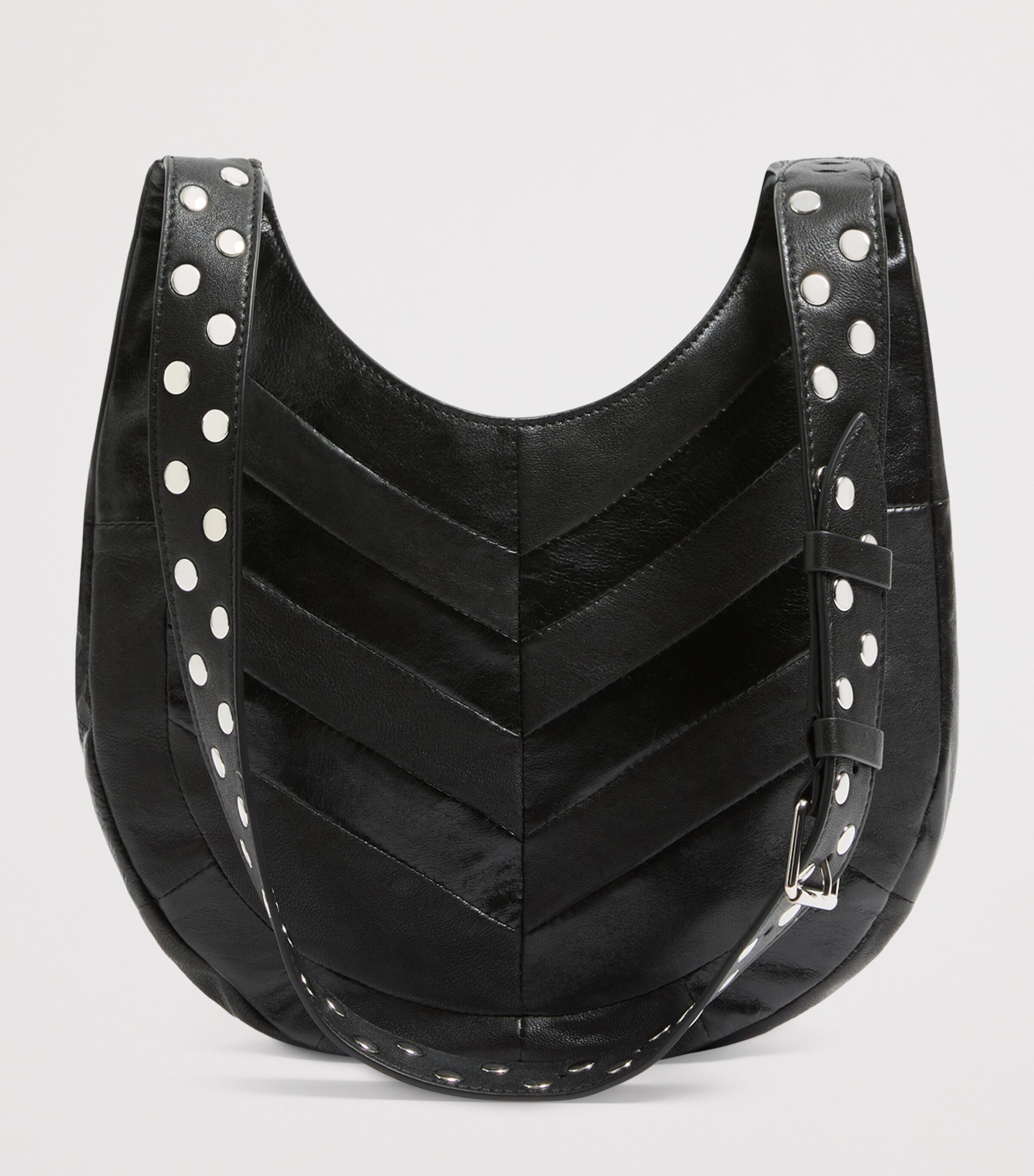 Valentino Garavani Womens Small Leather Hoboho Shoulder Bag Image 6
