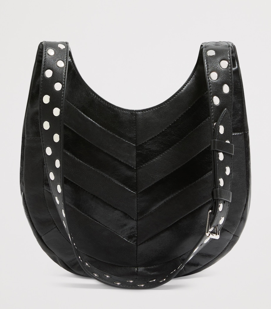 Valentino Garavani Womens Small Leather Hoboho Shoulder Bag Image 6