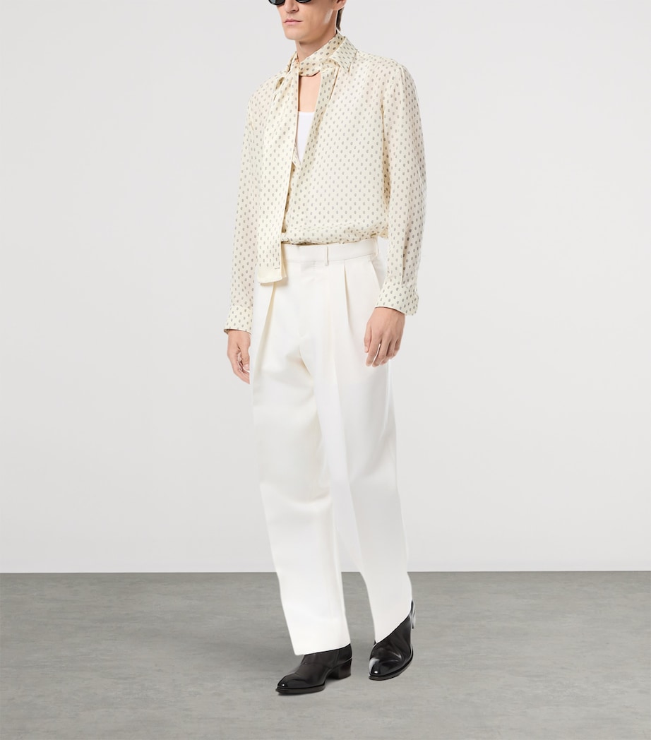 Silk Micro-Pattern Shirt WUC Image 6