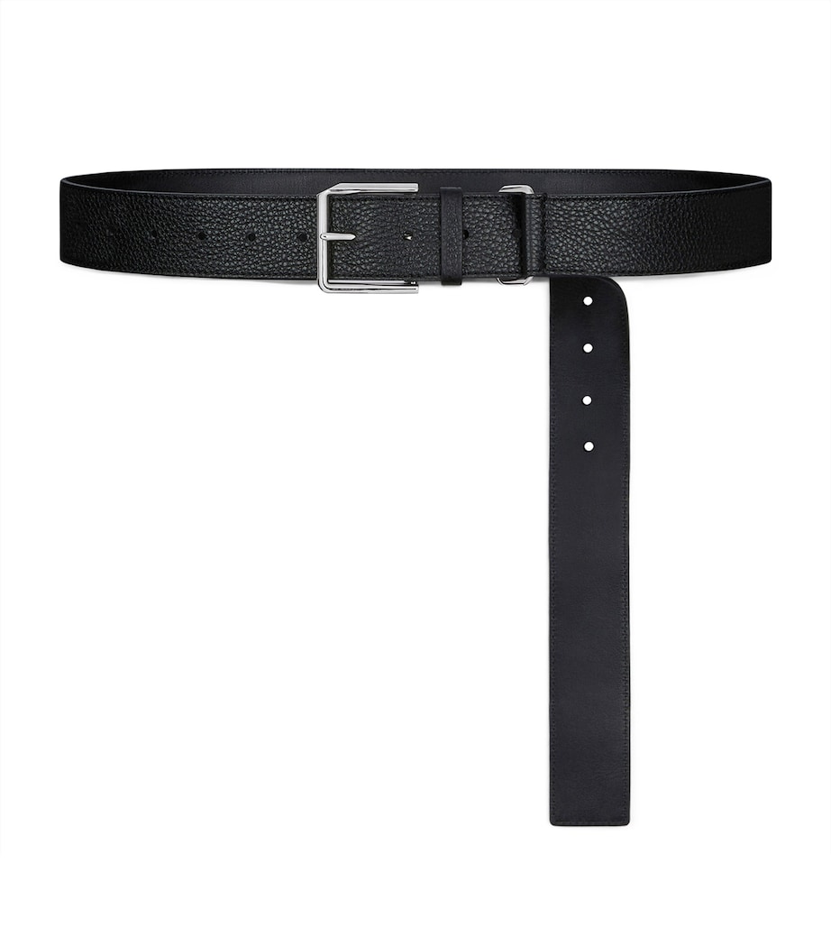Leather Voyou Belt BLACK Image 1