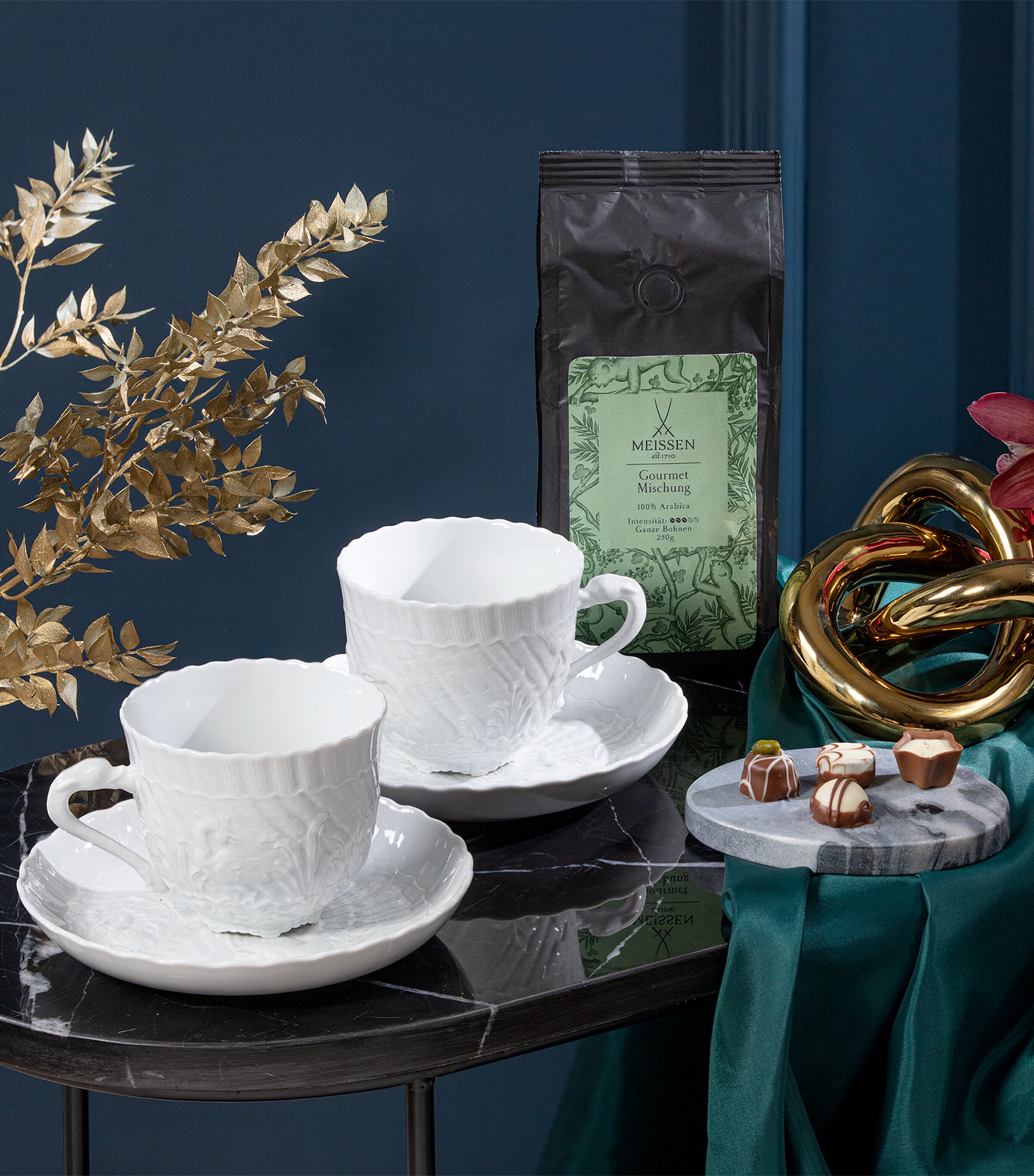 Meissen Swan Service Cappuccino Cup and Saucer | Harrods US