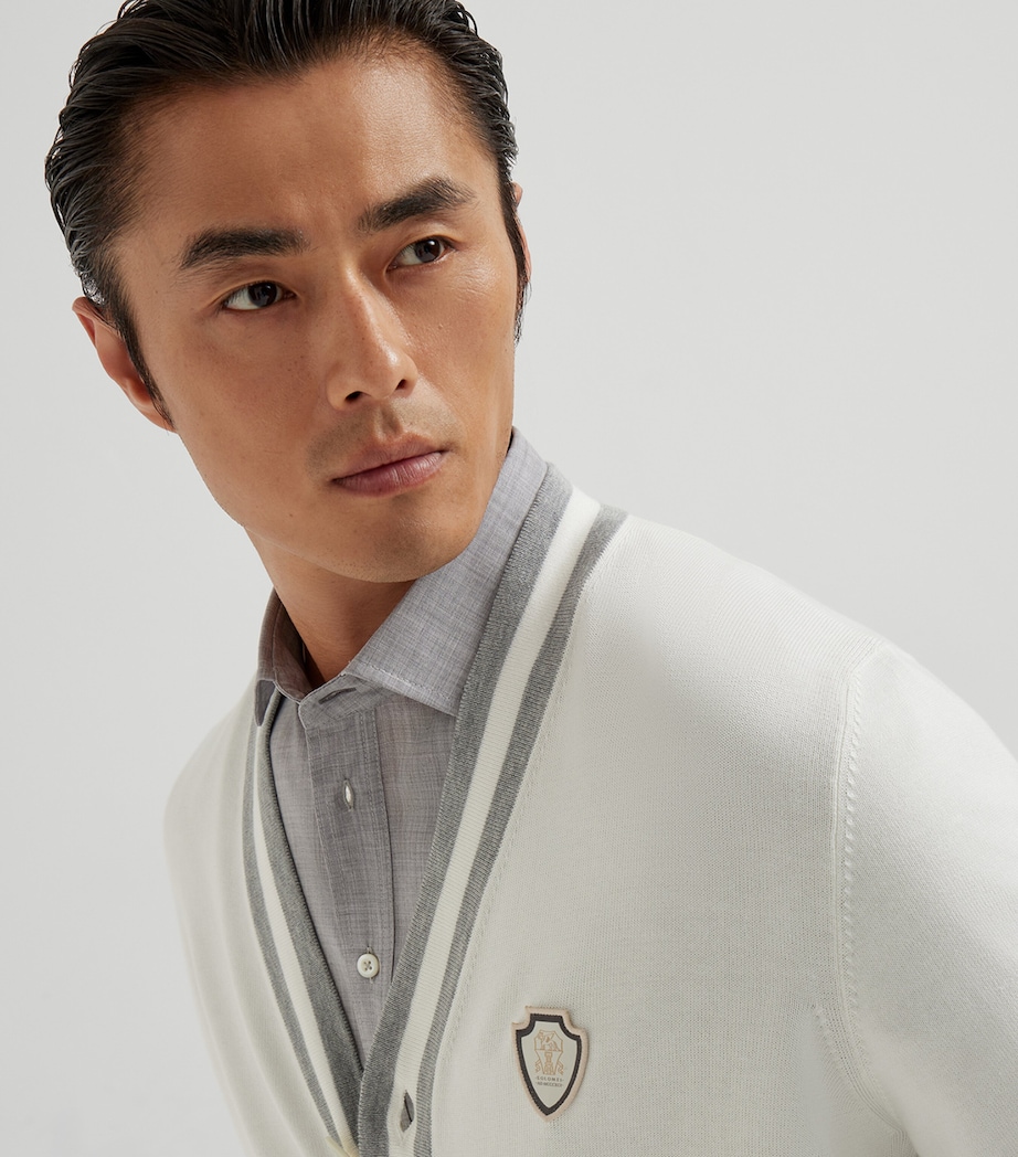 Cotton V-Neck Cardigan CJ068 Image 6