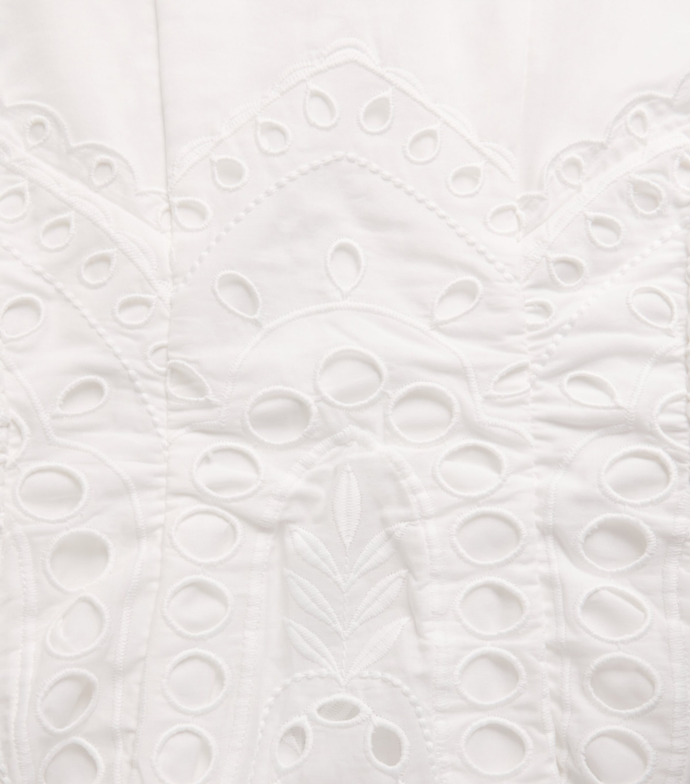 Cotton-Blend Salty Mini Dress WHITE SEALACE Image 5