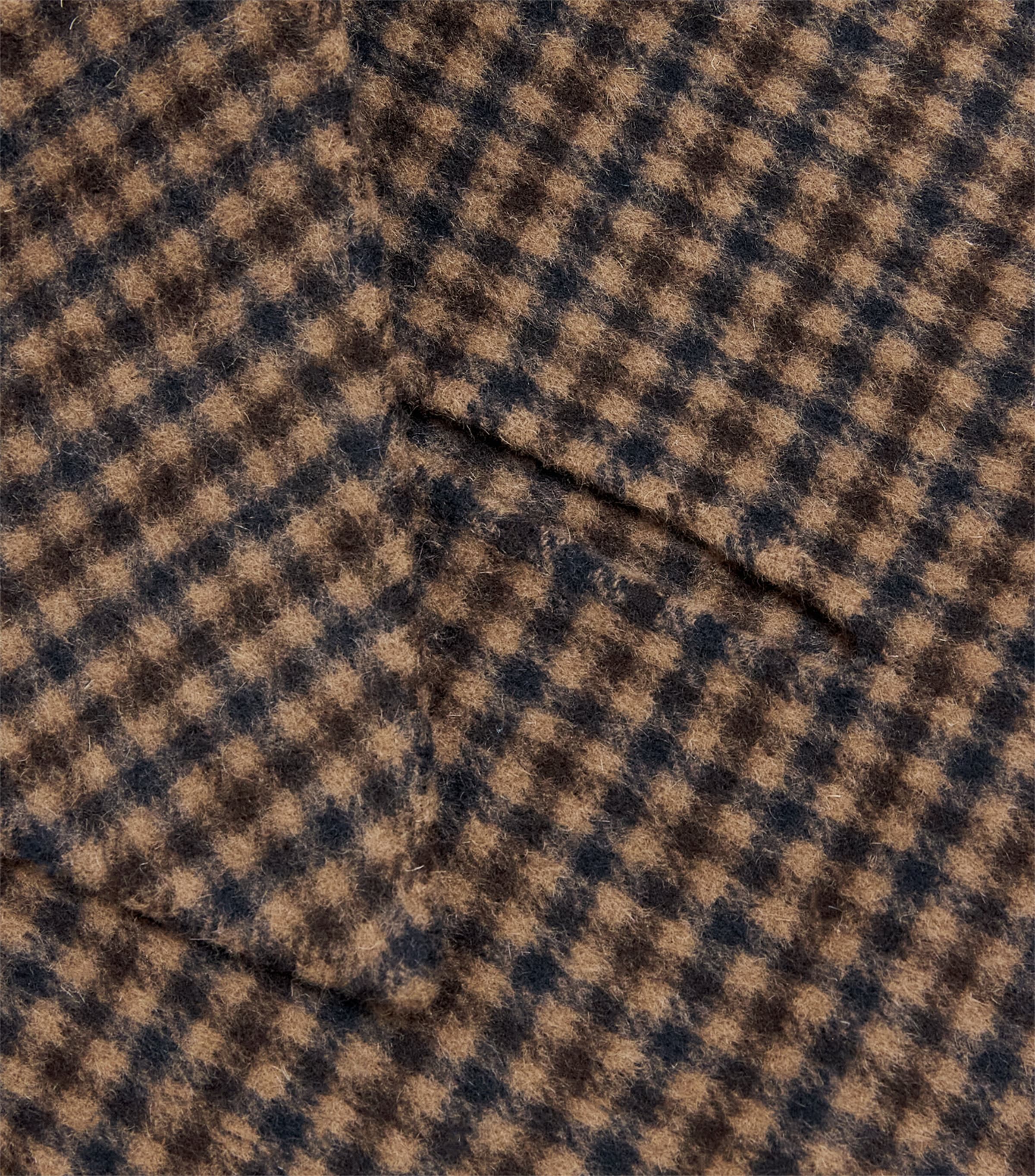 Claudie Pierlot Wool-Blend Check Scarf Dual Color Image 4