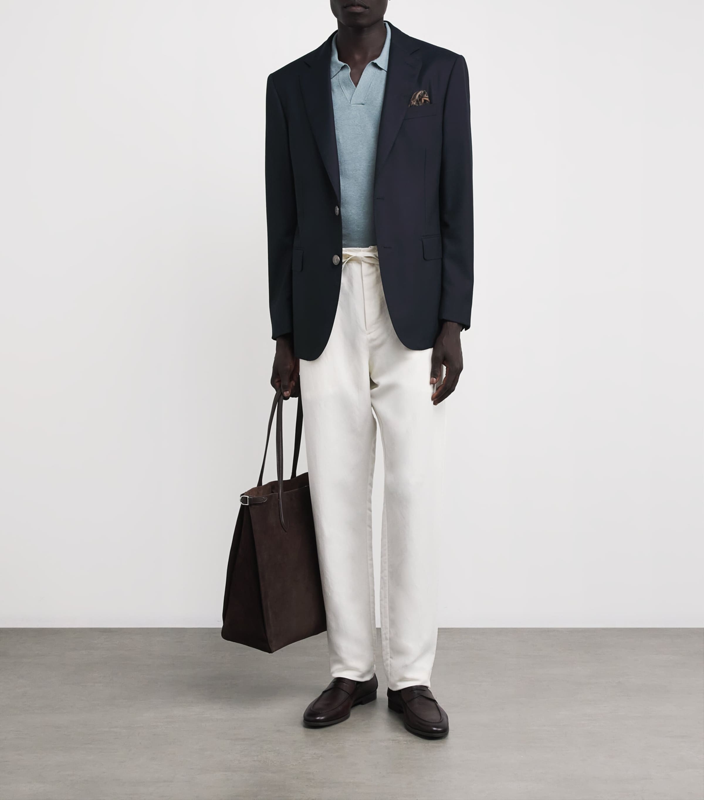 Wool Blazer 01NAVY Image 2