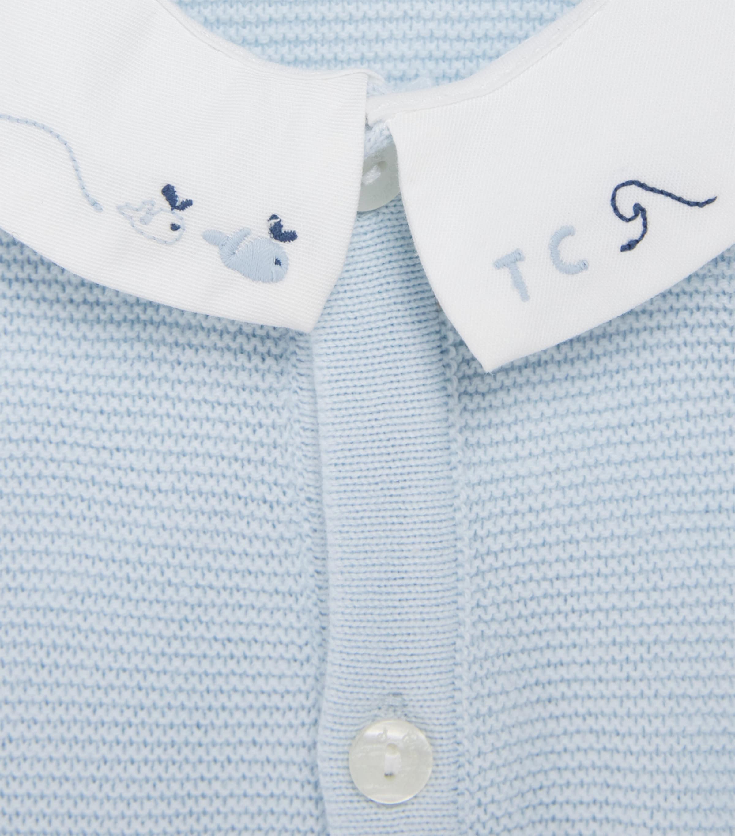 Cotton Button-Up Playsuit (0-24 Months) CIEL Image 3