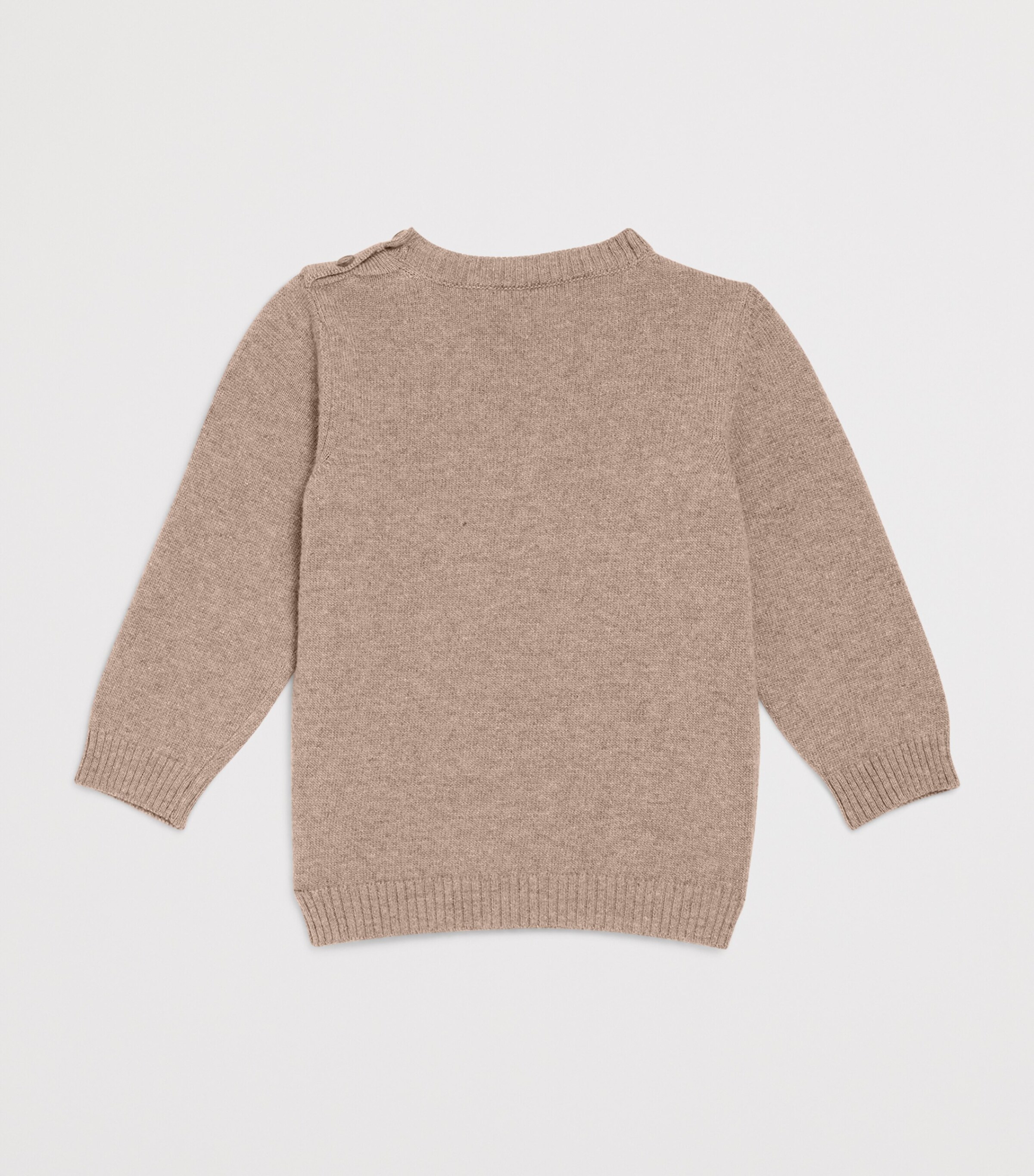 Per Te Knitted Plane Sweatshirt (3-24 Months) Biscotto Image 2