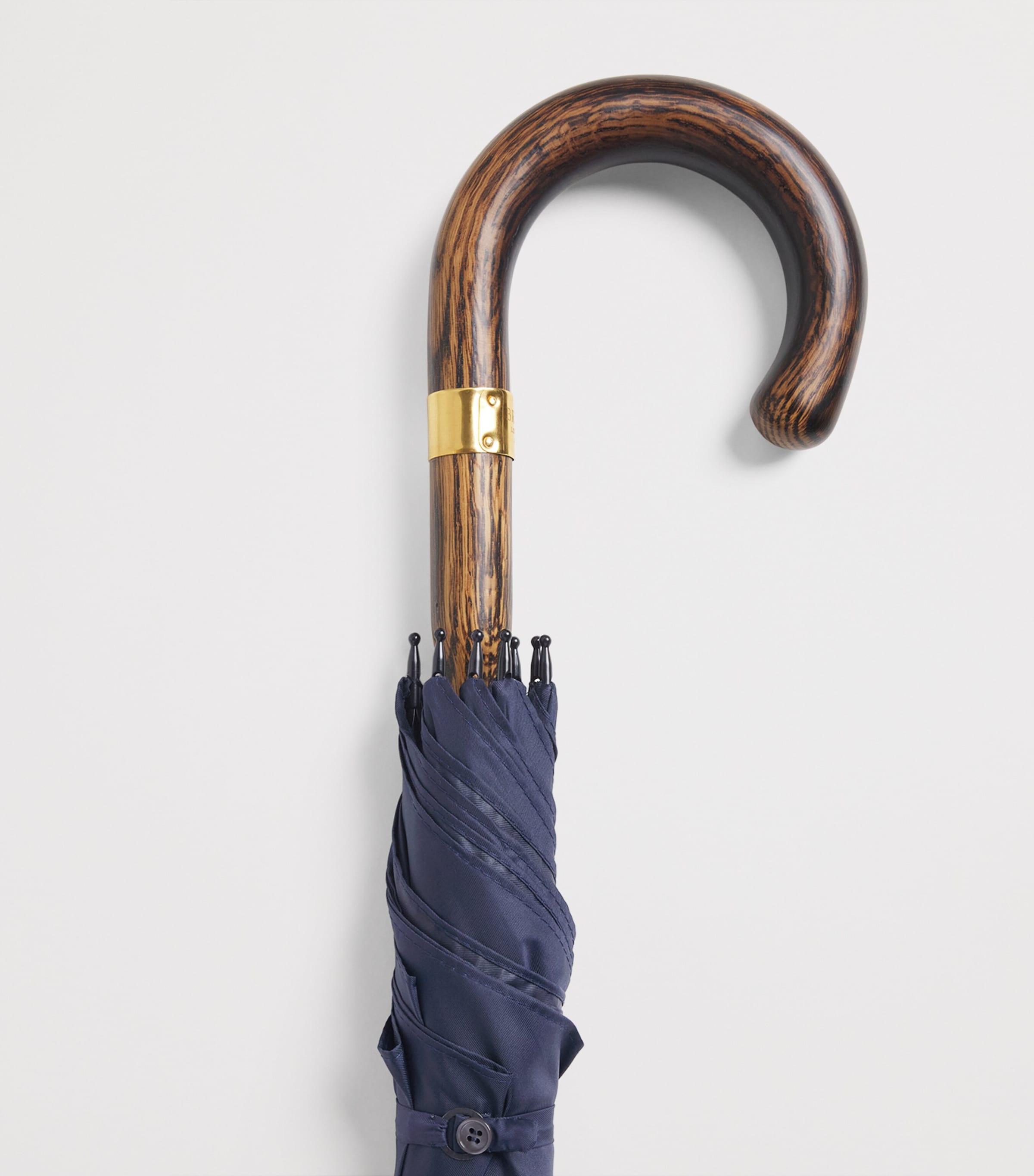 Swaine Oak Umbrella Dark Navy Image 2