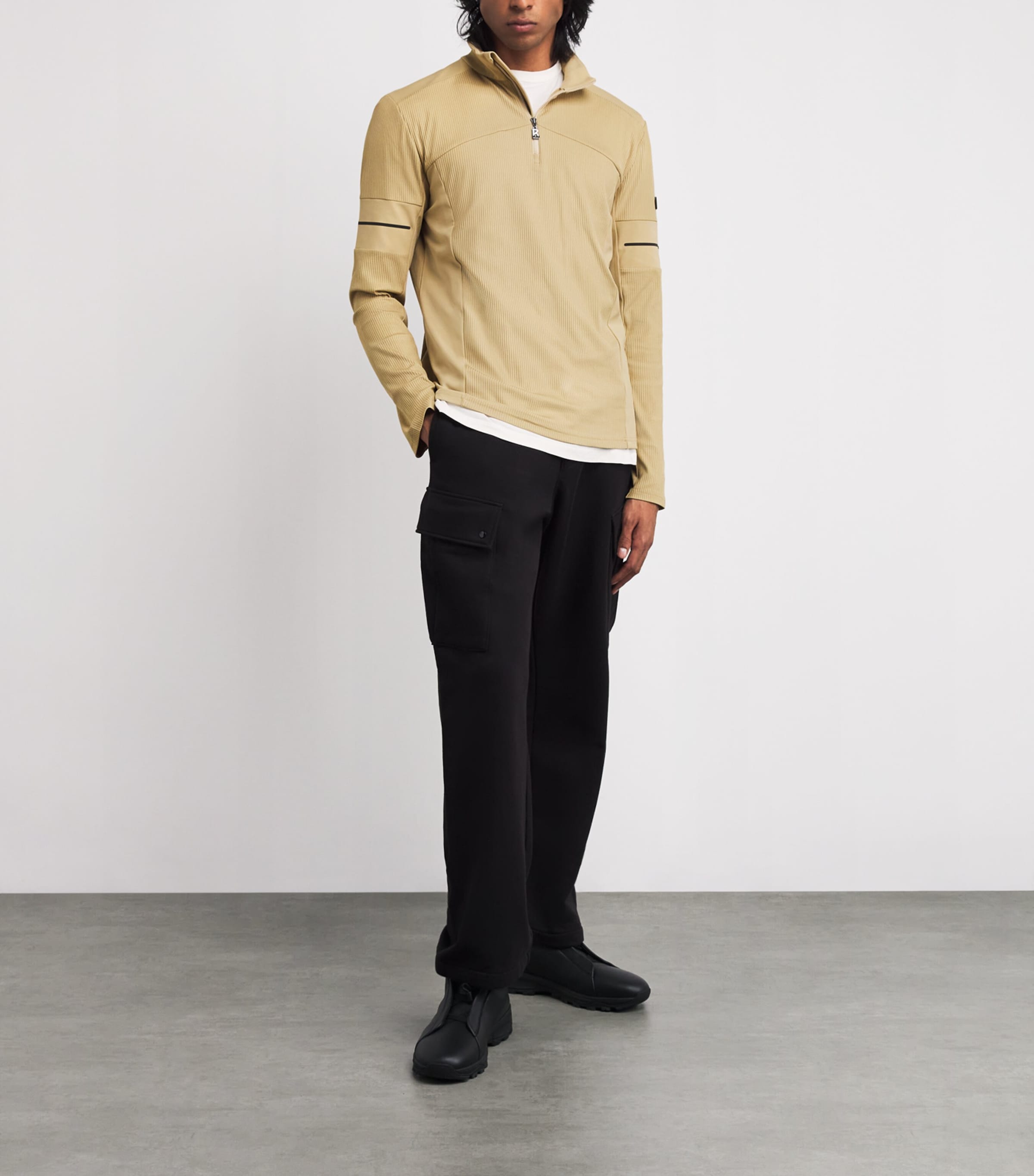 Andric Base Layer Top 770-LIGHT ALMOND Image 2