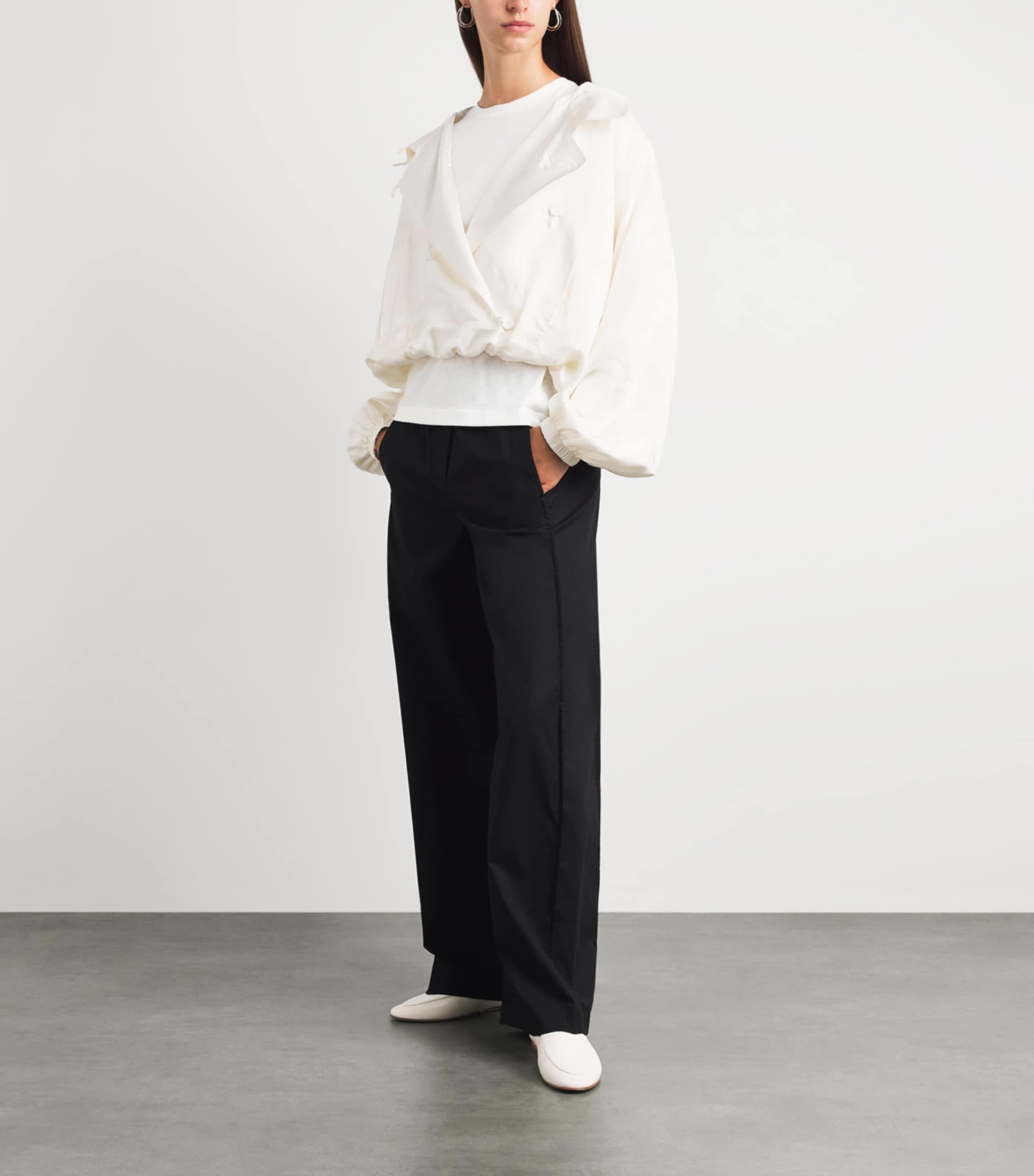 Toteme Womens Classic T-Shirt Optic White Image 2