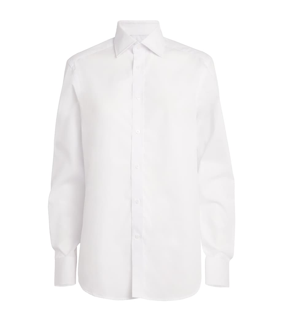 Organic Cotton The Boyfriend Shirt WHITE Image 1