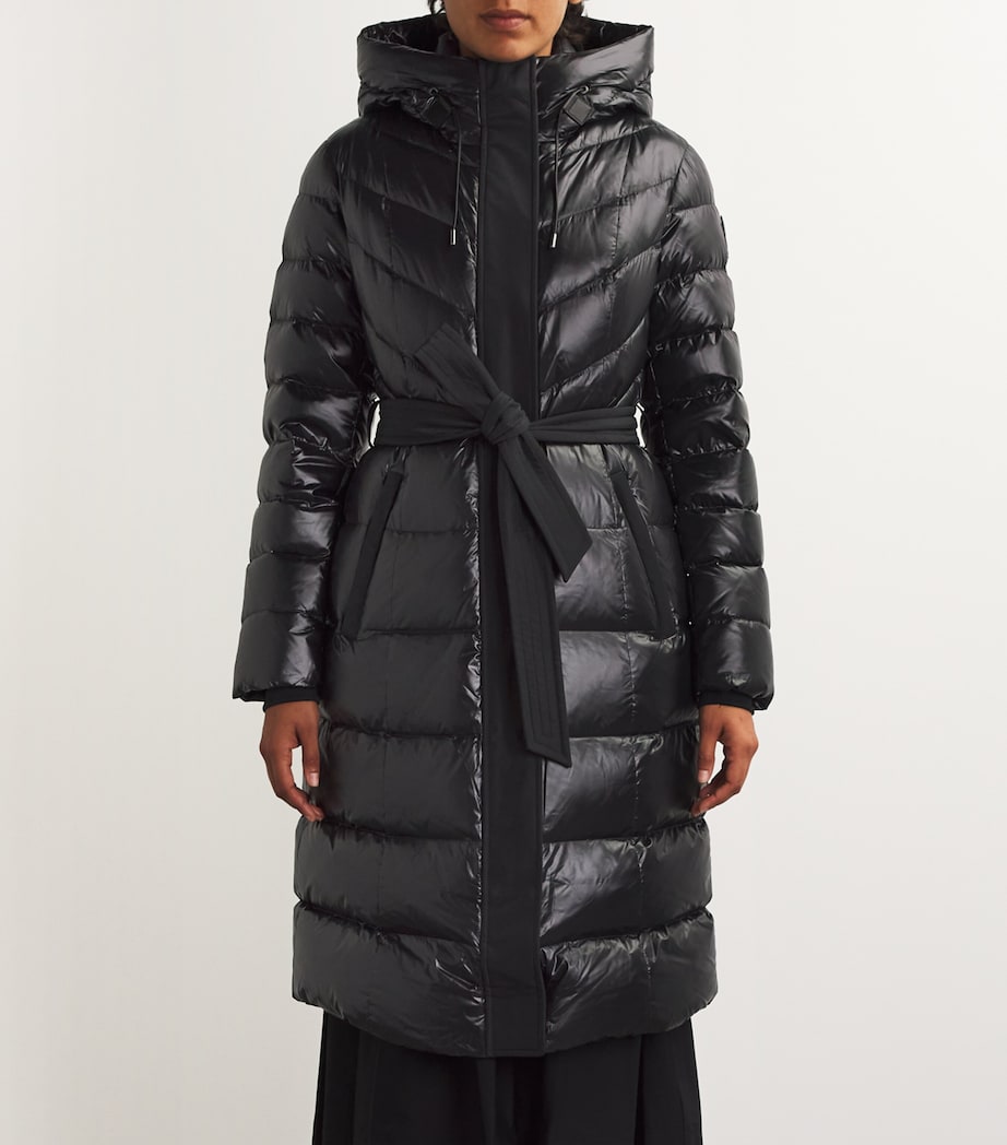 Down-Filled Coralia Puffer Coat BLACK C0001 Image 3