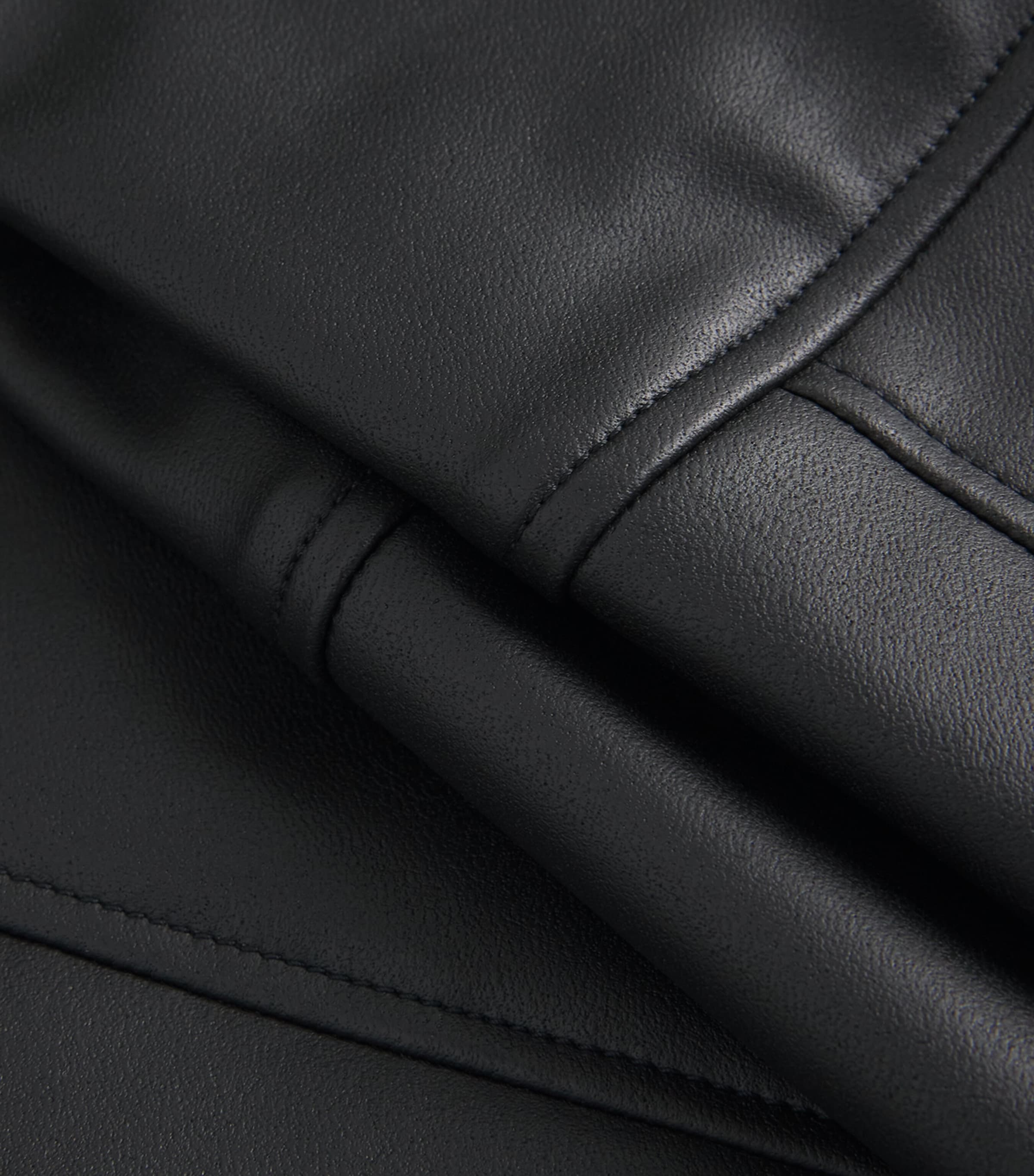 Wolford Womens Faux Leather Edie Leggings Black Image 6