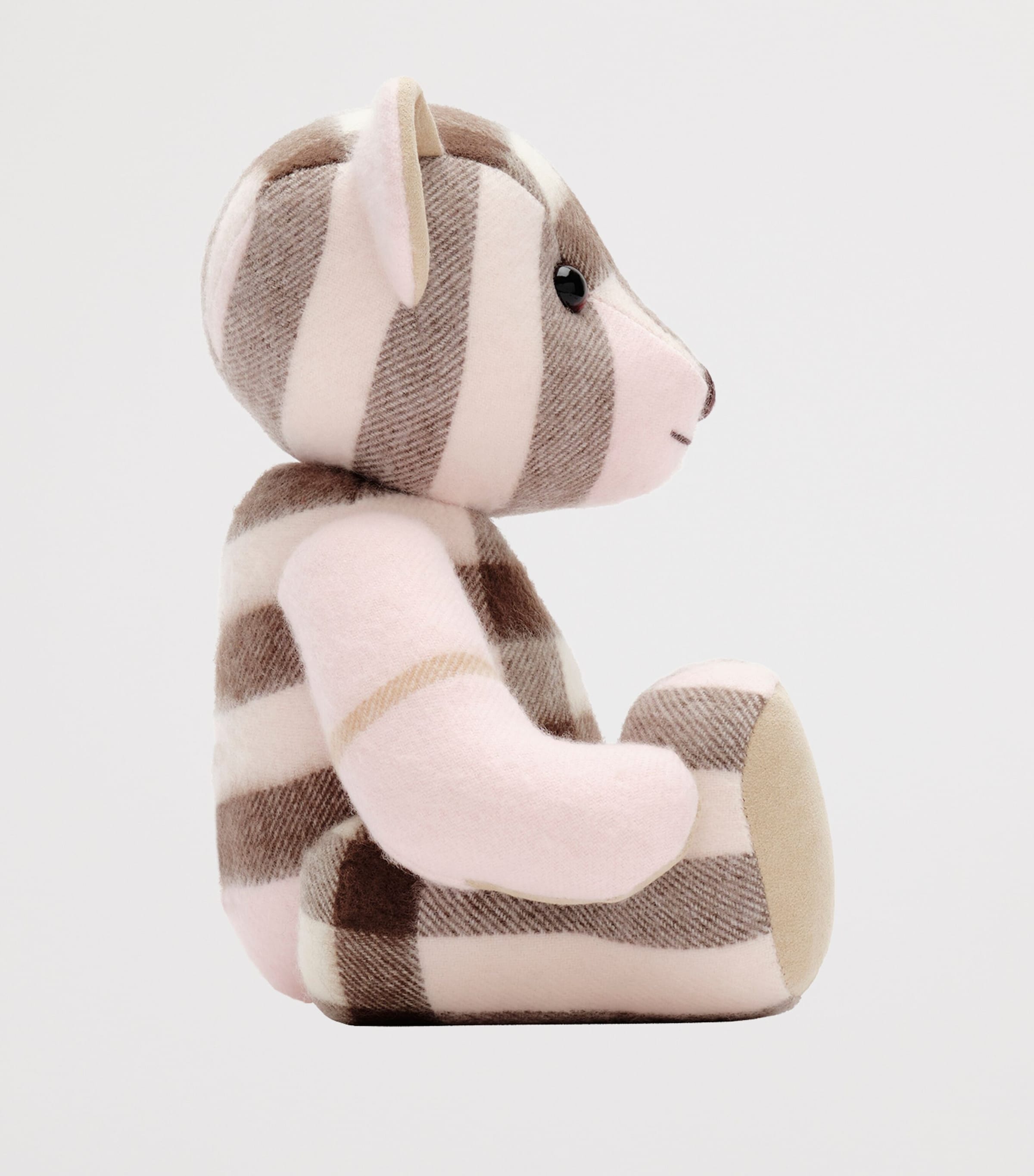 Burberry Cashmere Check Thomas Bear (30cm) Bow Pink Image 2