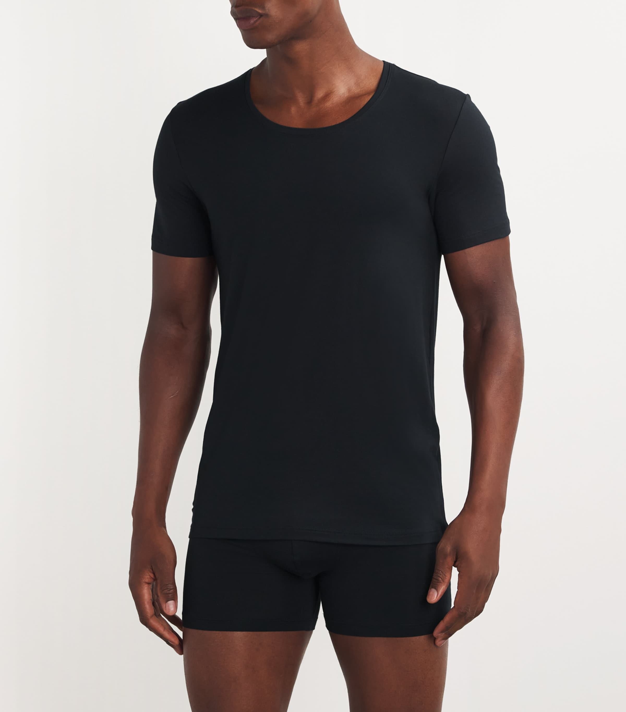 Cotton Superior T-Shirt 0199/BLACK Image 2
