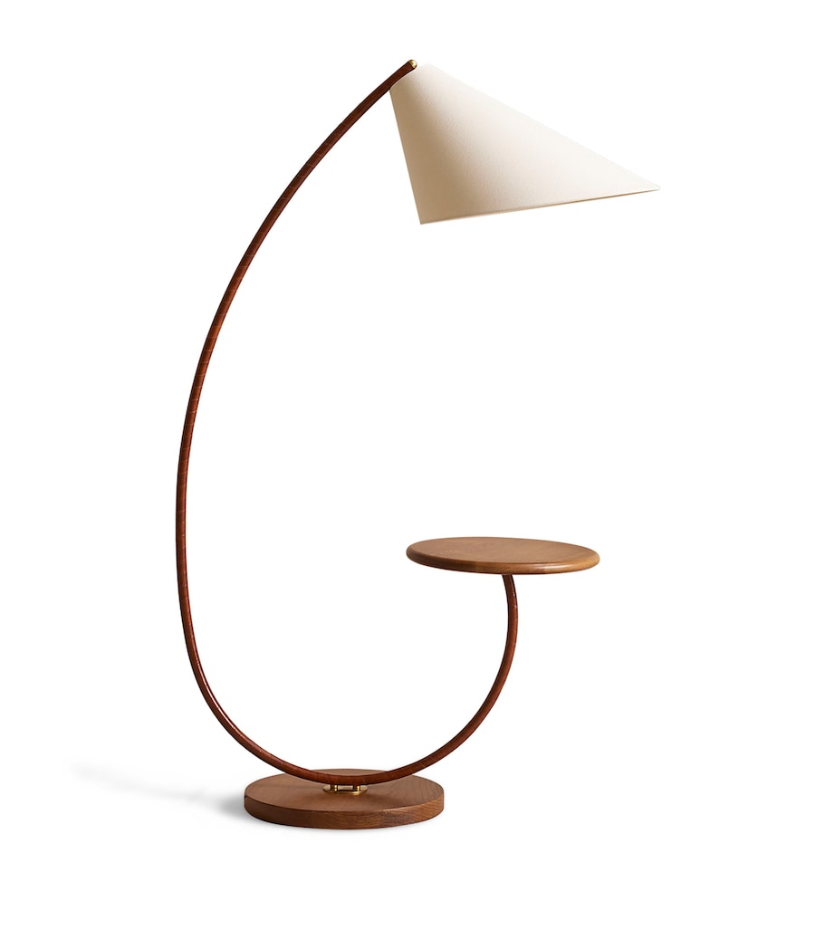 Soho Home Winona Floor Lamp Brown Image 1