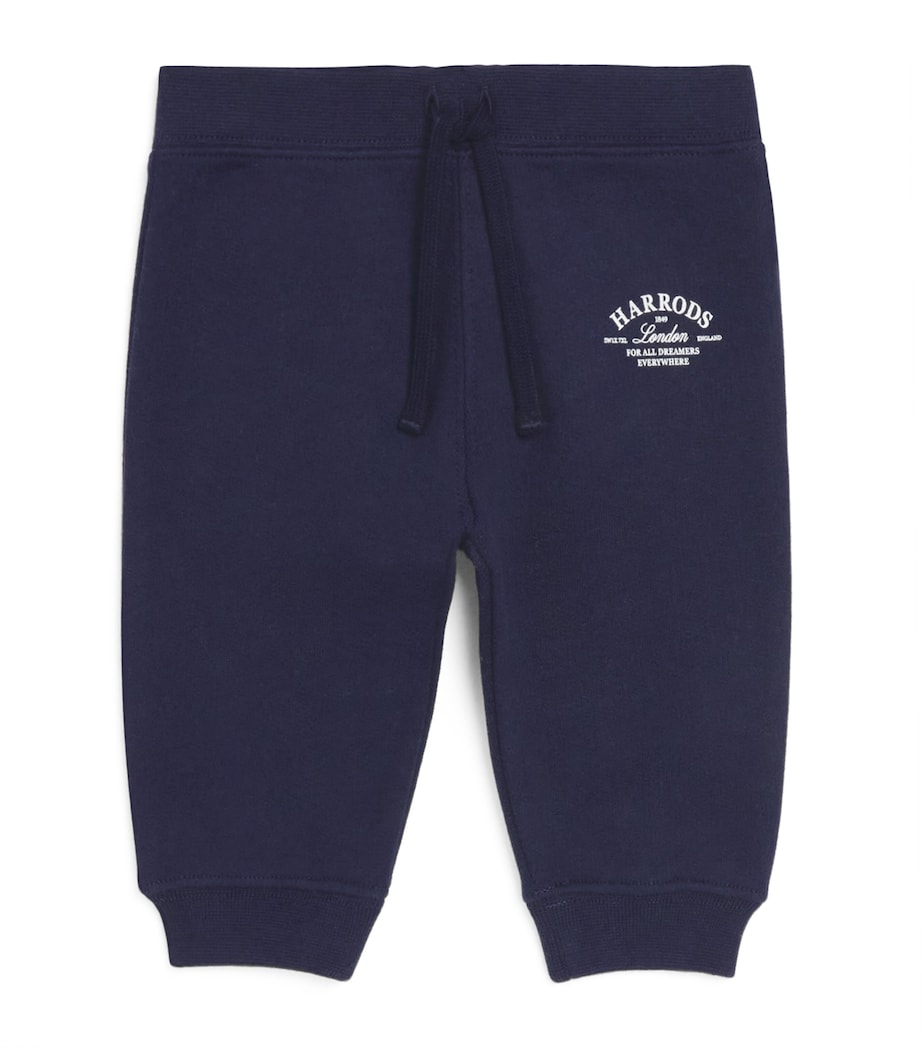 Cotton Sweatpants (0-18 Months) NAVY Image 1