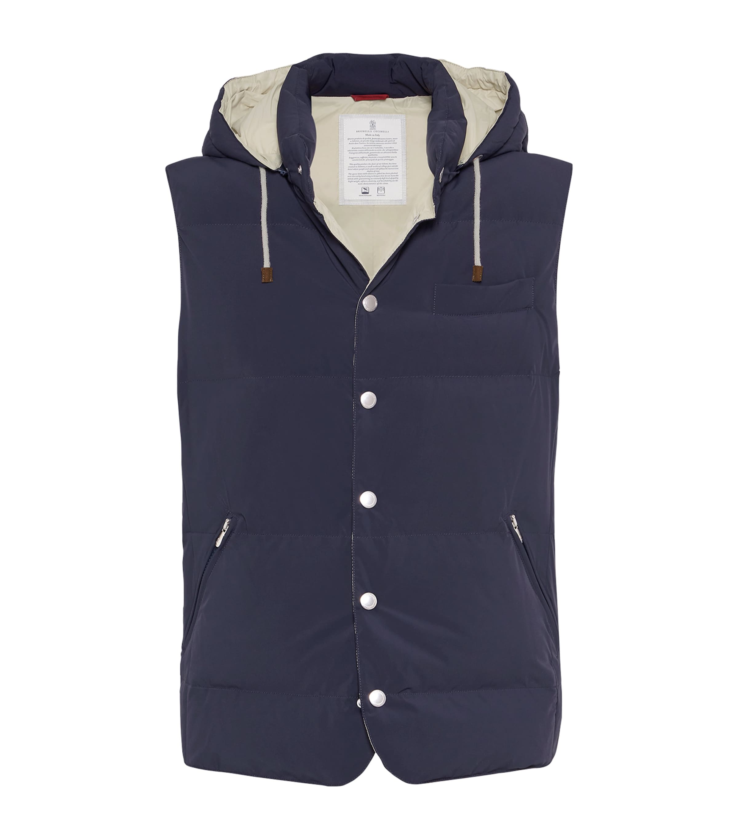 Brunello Cucinelli Down-Filled Padded Gilet | Harrods US