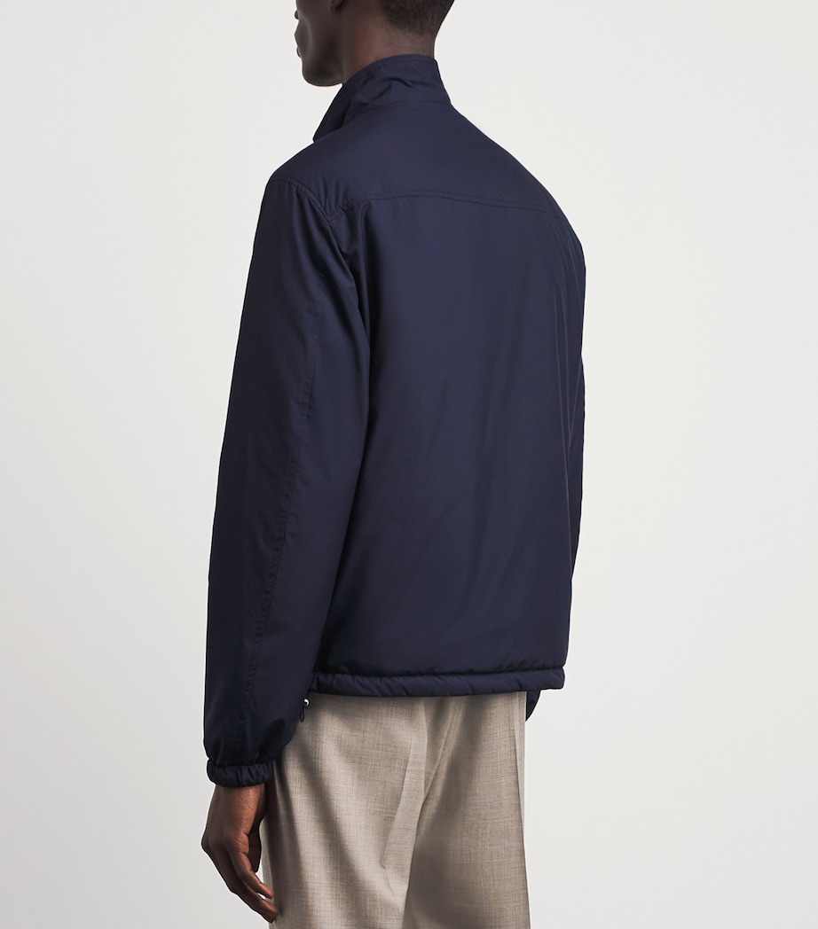 Paul & Shark Mens Reversible Eclisse Typhoon Platinum Jacket Tortora Blu Image 5