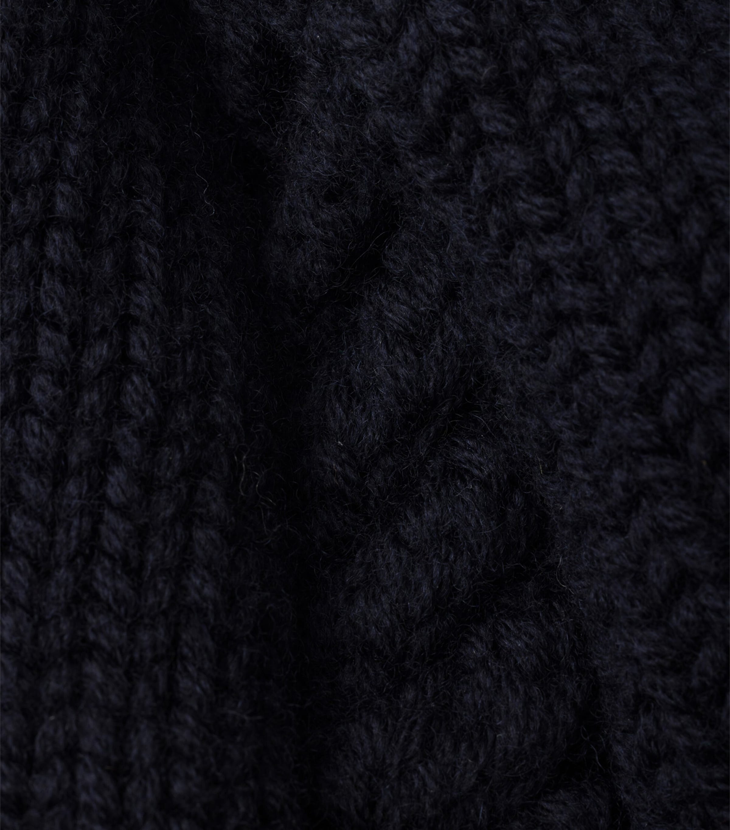 Prada Virgin Wool Triangle Beanie Blue Image 3