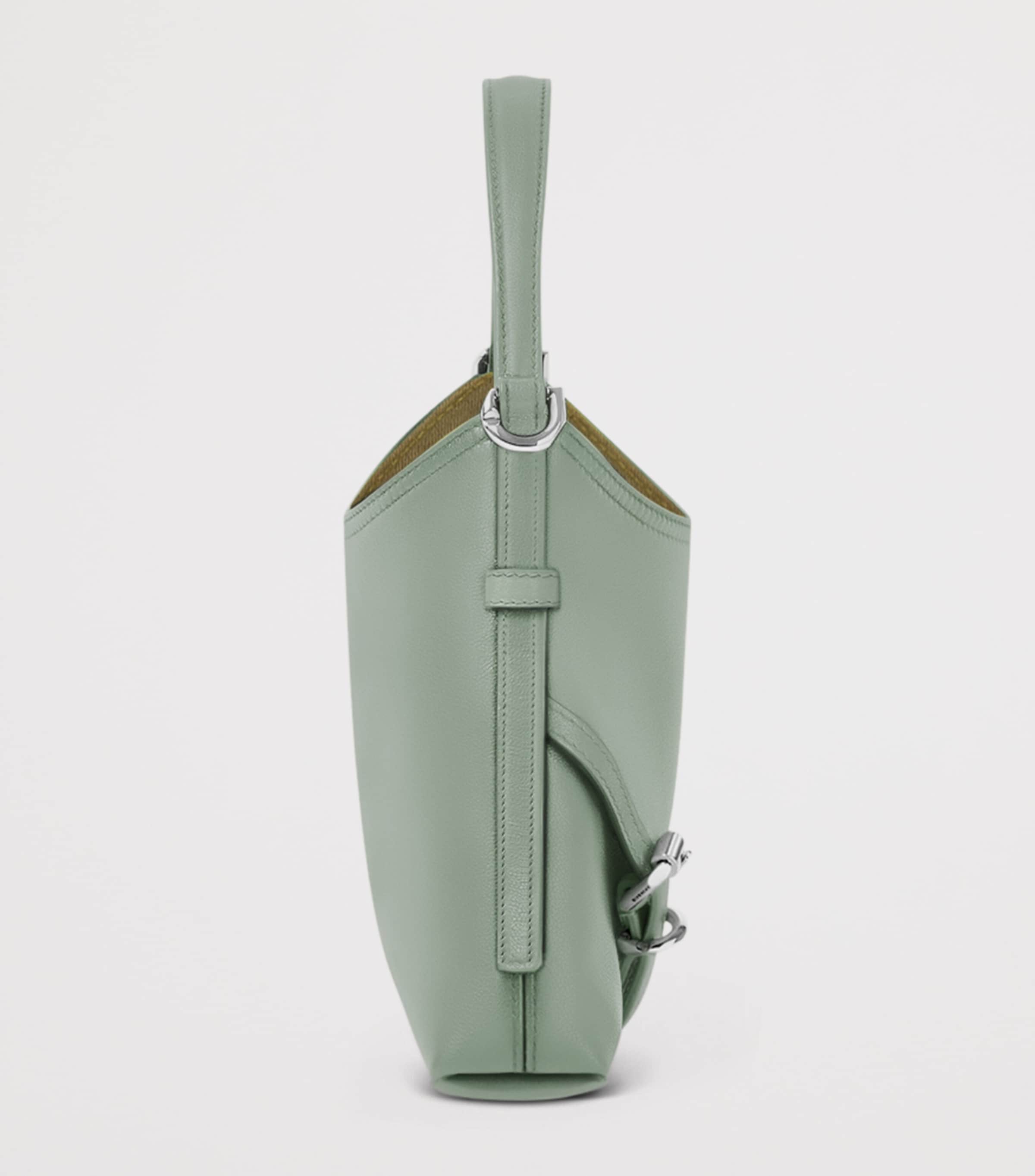 Nano Leather Voyou Cross-Body Bag GREYISH GREEN Image 2